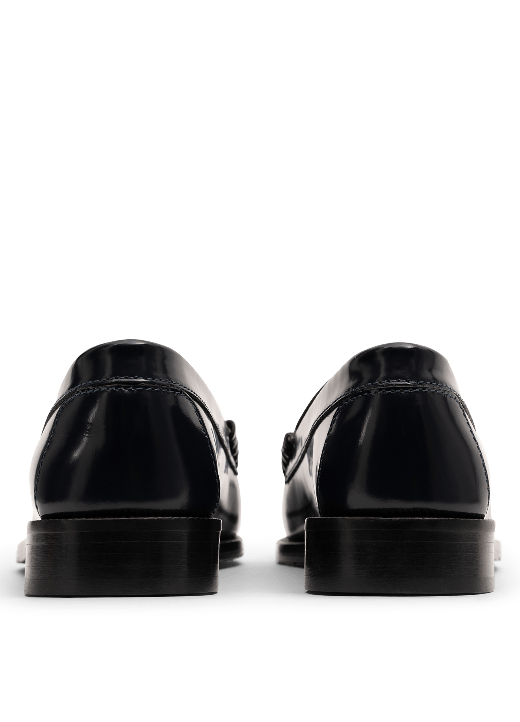 Mocassins stanford en veau brossé PARALLELE Bleu