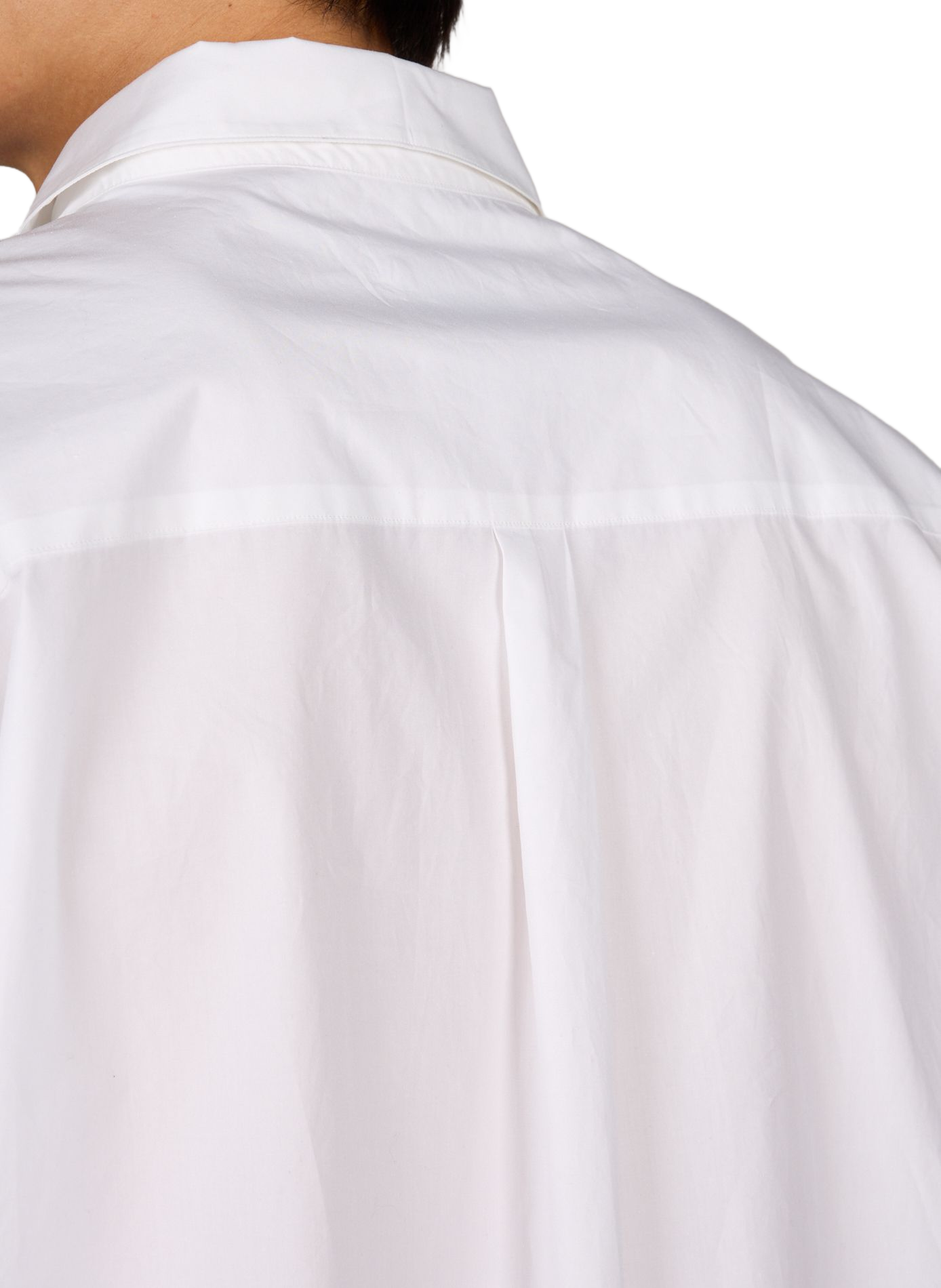Chemise oversize à col v en coton  SSSTEIN Blanc