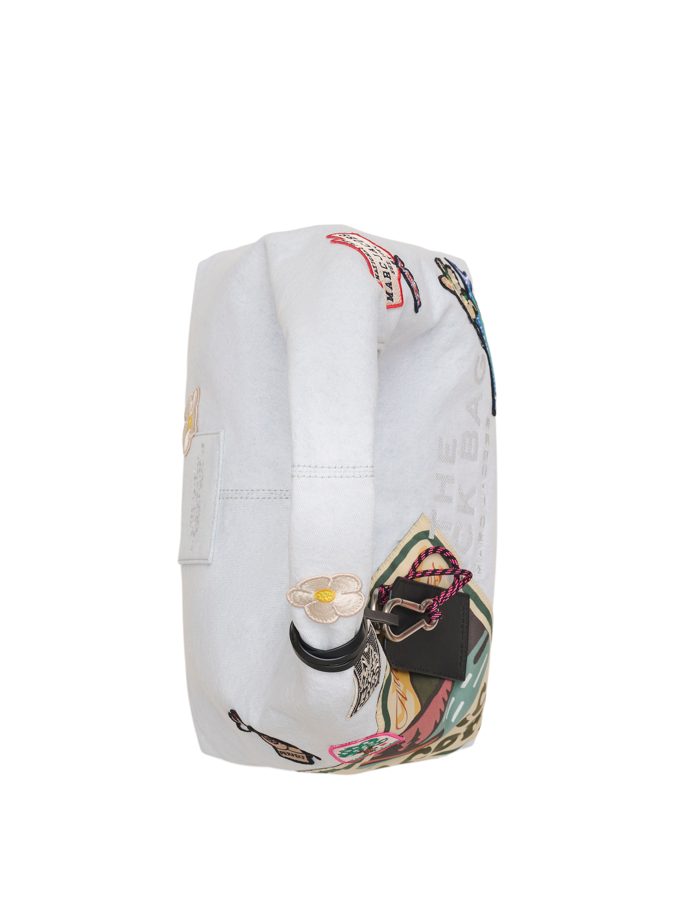 The Camp Patchwork Denim Bag MARC JACOBS Blue