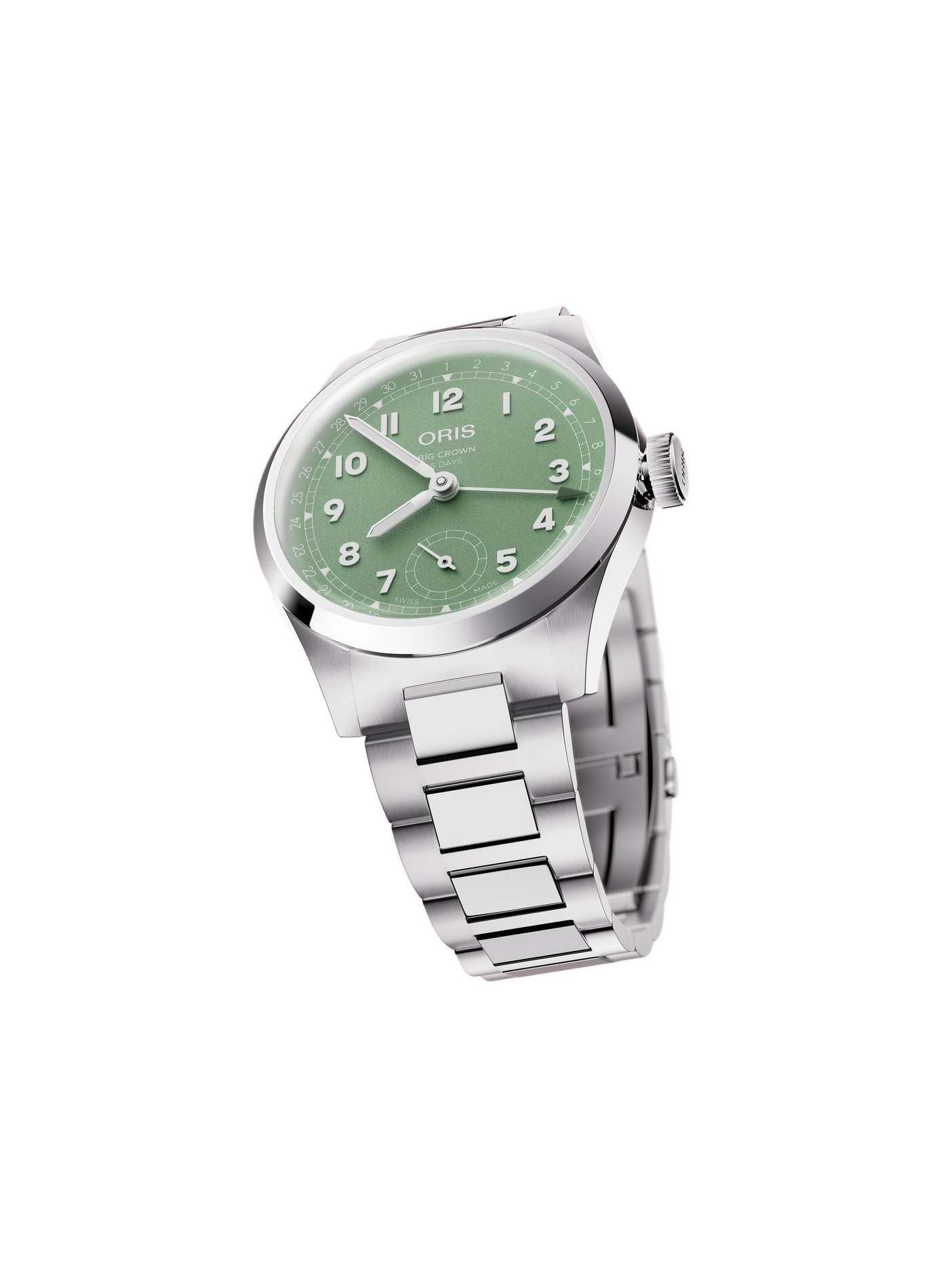 Montre automatique Oris Big Crown Calibre 403 en acier inoxydable ORIS Vert