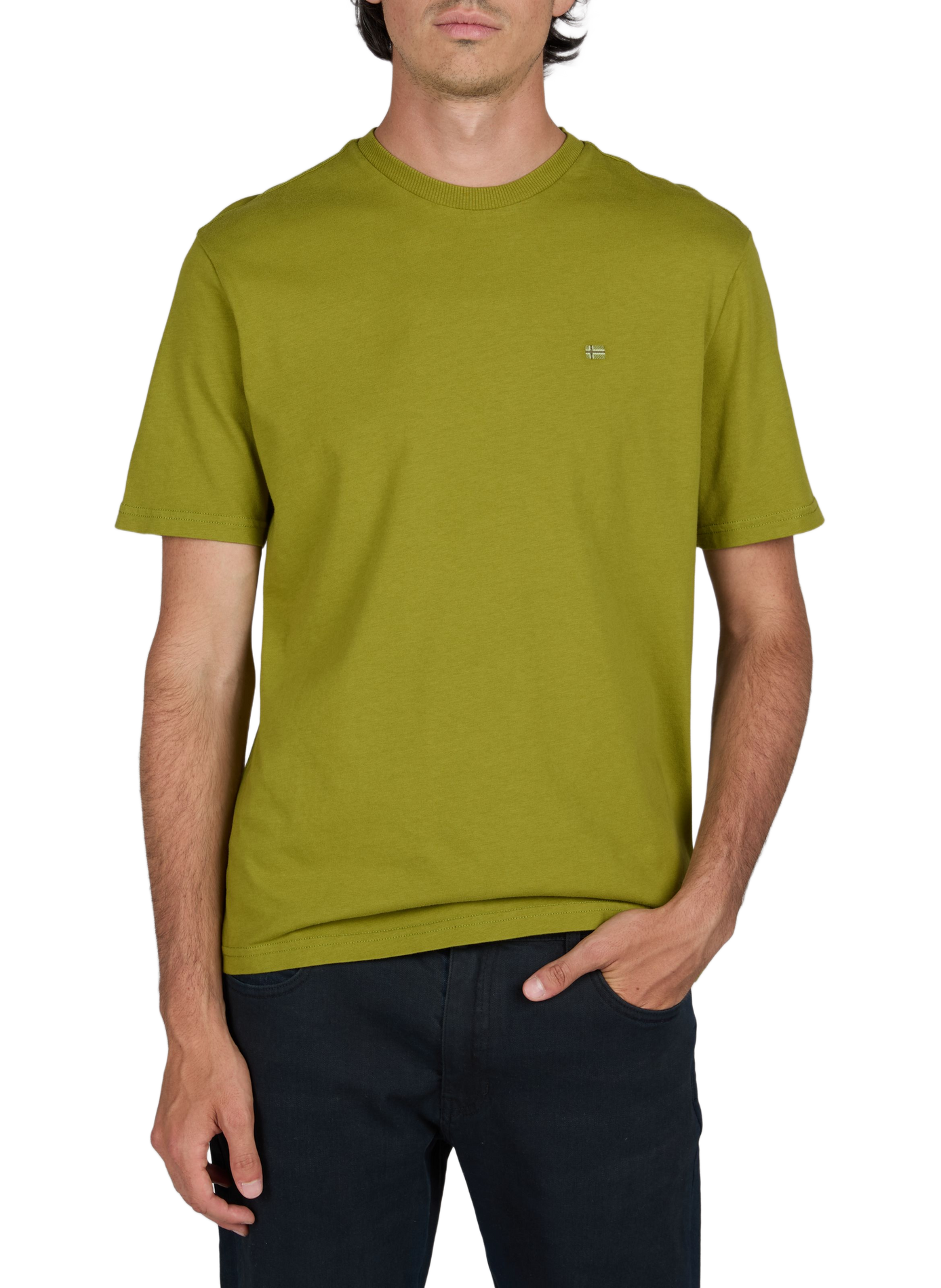 Baumwoll-T-Shirt NAPAPIJRI Khaki