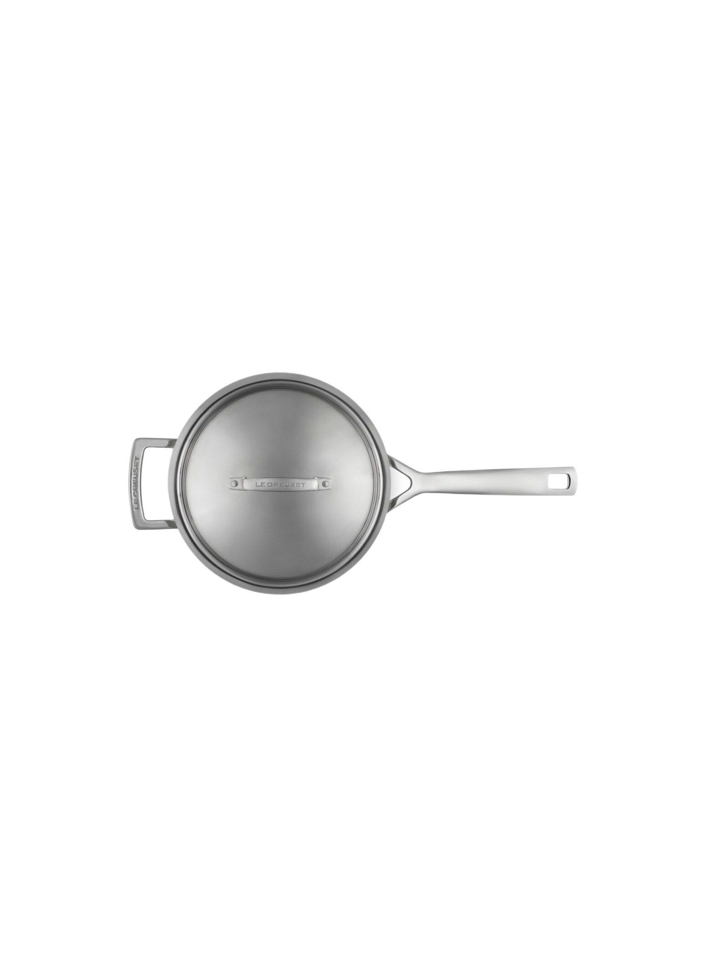 Kochtopf mit Edelstahldeckel LE CREUSET Silber
