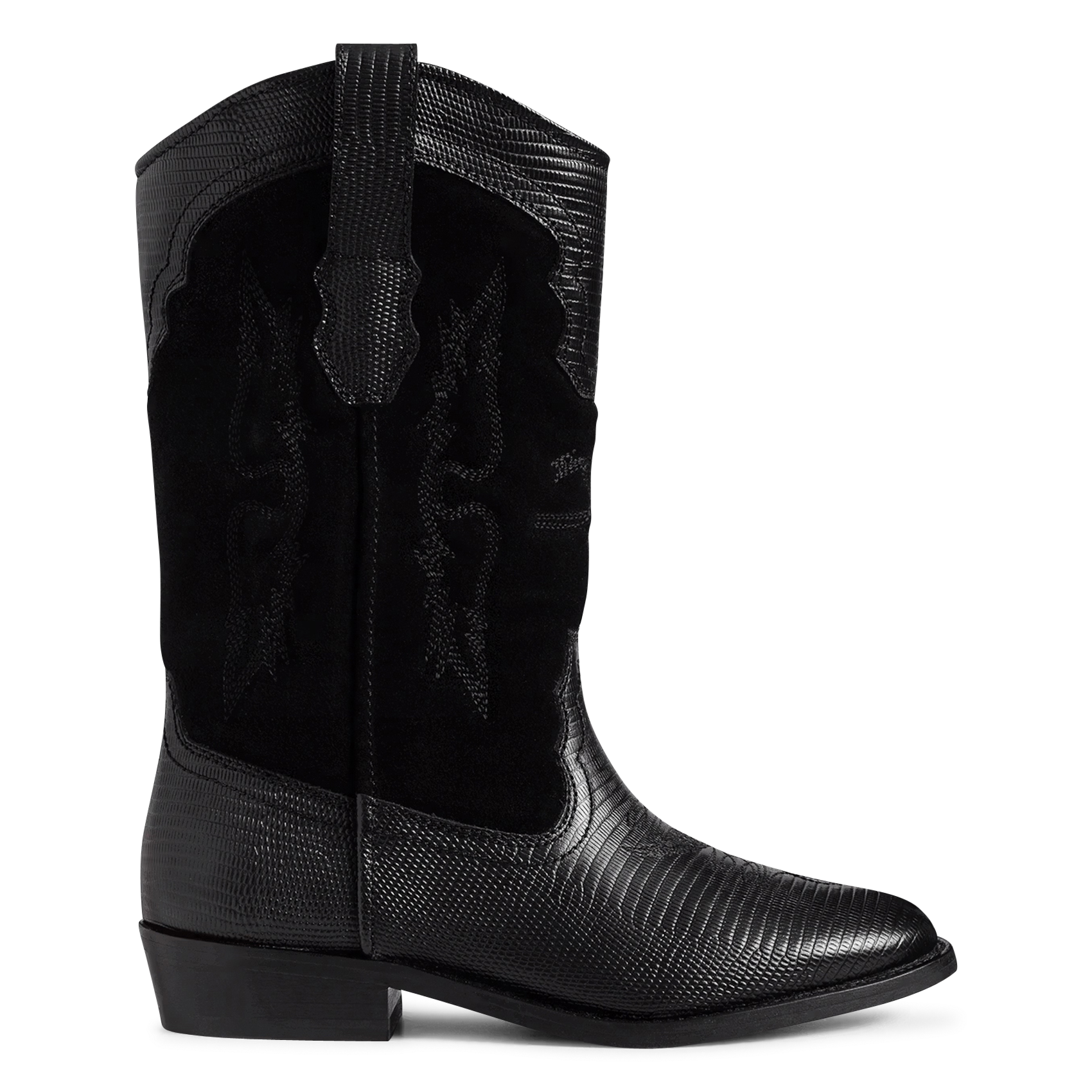 Bottes en cuir tex western ZADIG&VOLTAIRE Noir