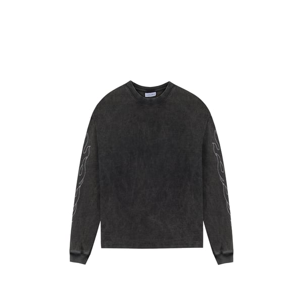 Sweat oversize col rond en coton Sweat oversize col rond en coton