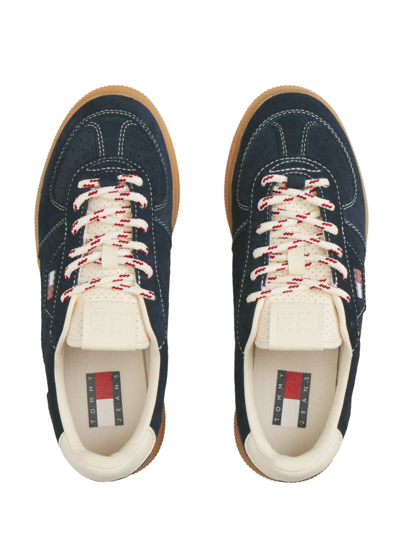 Baskets MU The Greenwich en cuir TOMMY HILFIGER Bleu