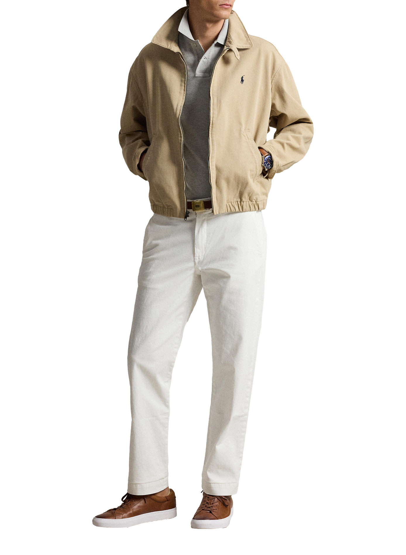 Polo en coton | Gris POLO RALPH LAUREN Homme