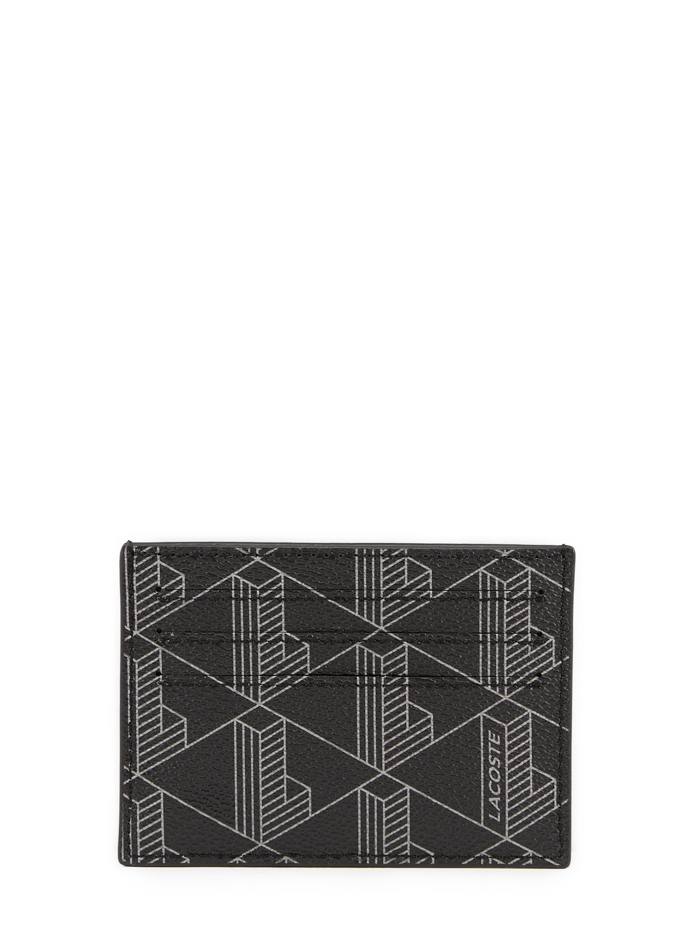 Logo embossed cardholder LACOSTE Grey