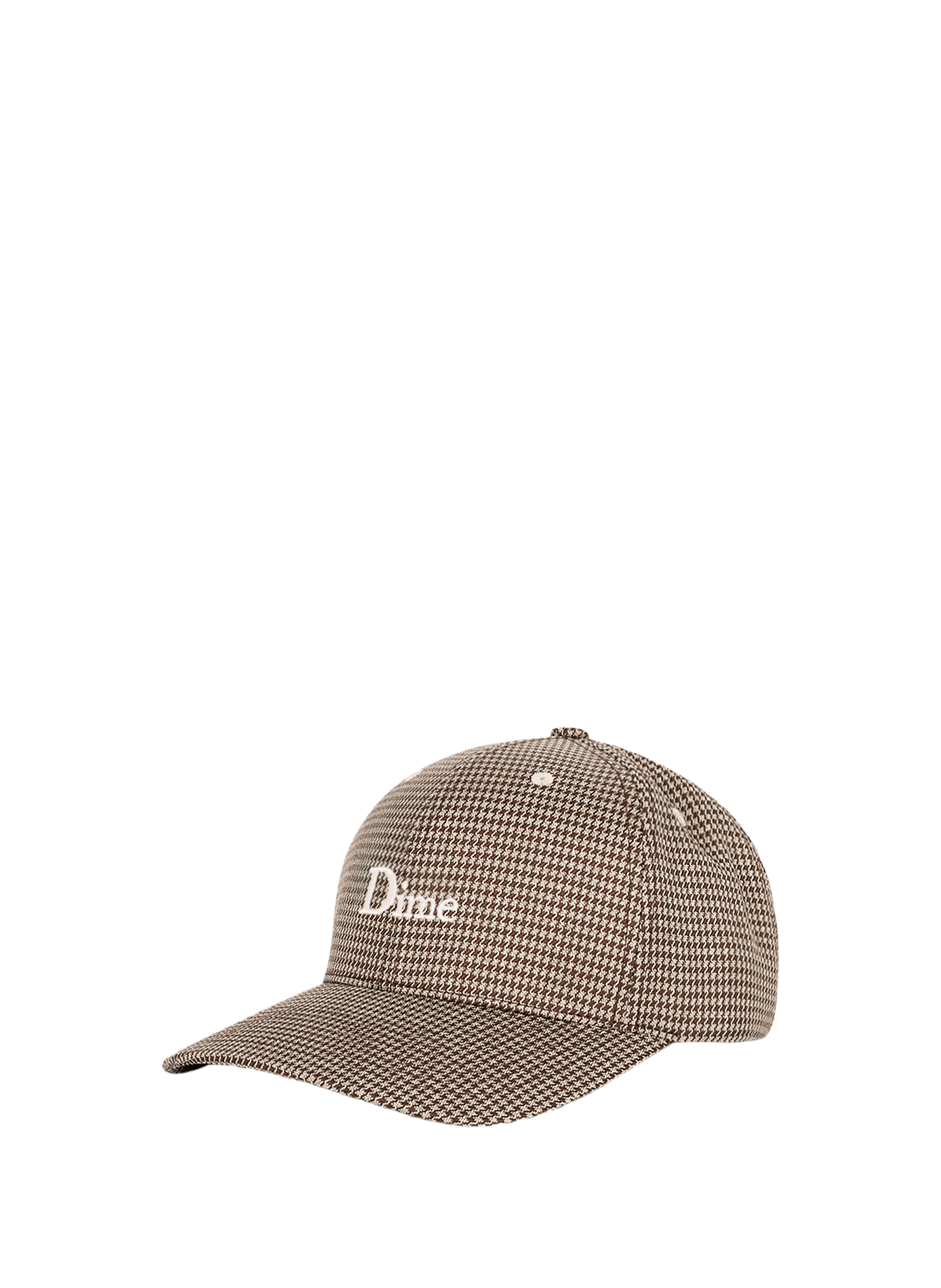 Houndstooth cap DIME Brown