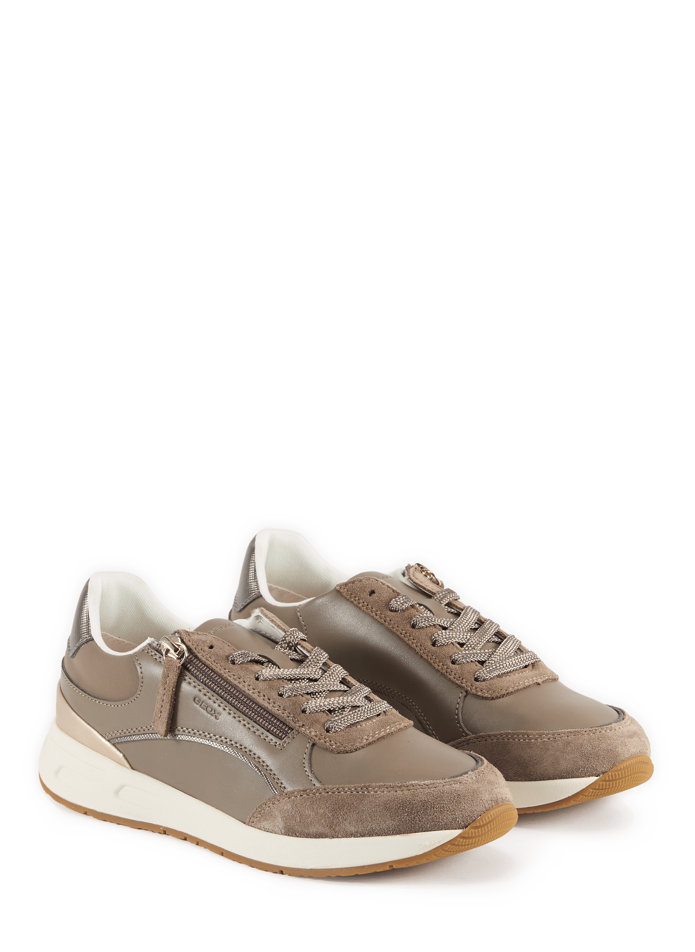 Low-top lace-up sneakers GEOX Grey