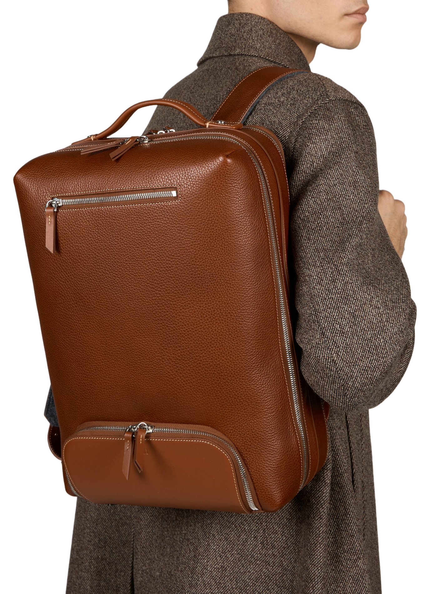Travel backpack Tiago LUNDI Brown