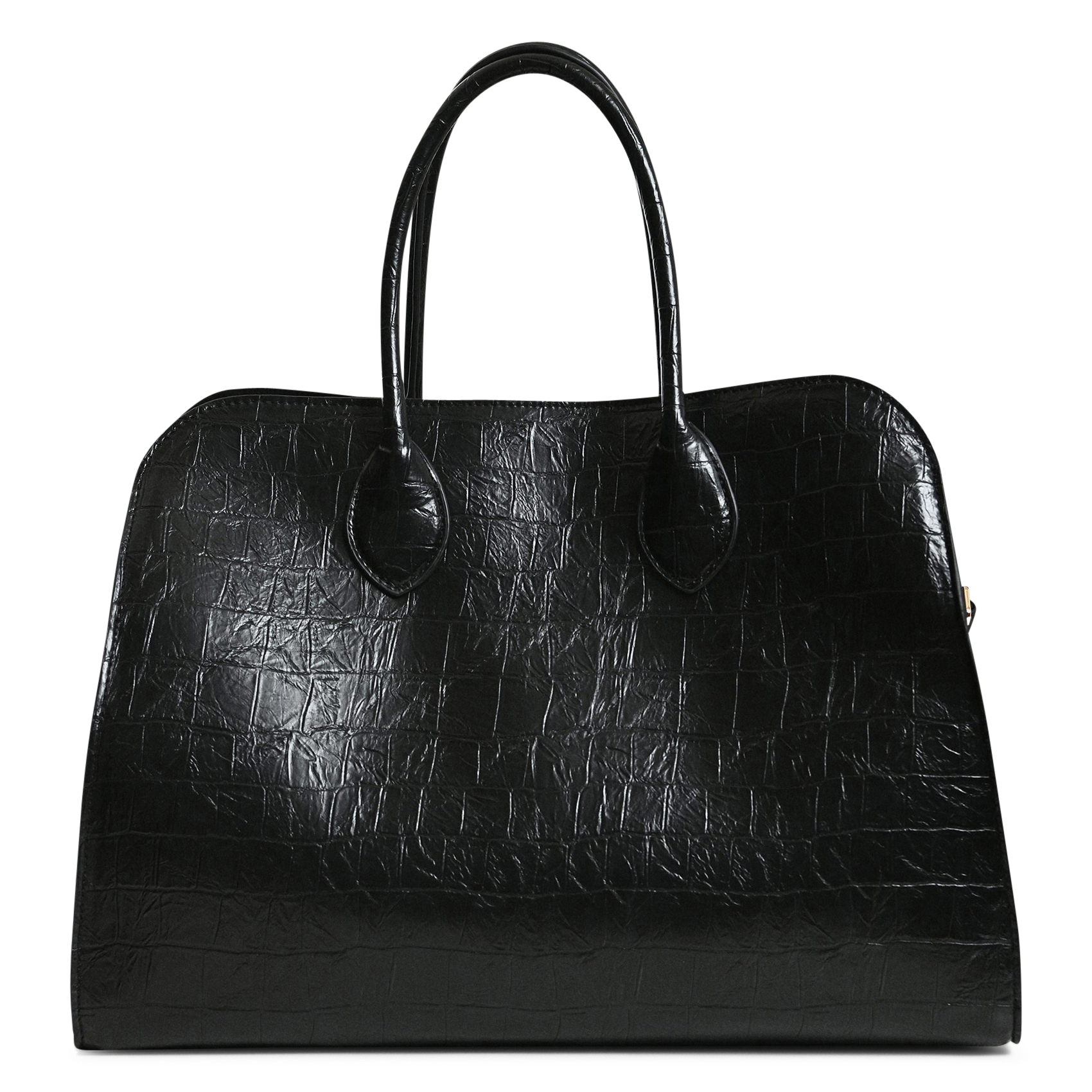 Sac cabas effet peau de crocodile katarina ESSENTIEL ANTWERP Noir