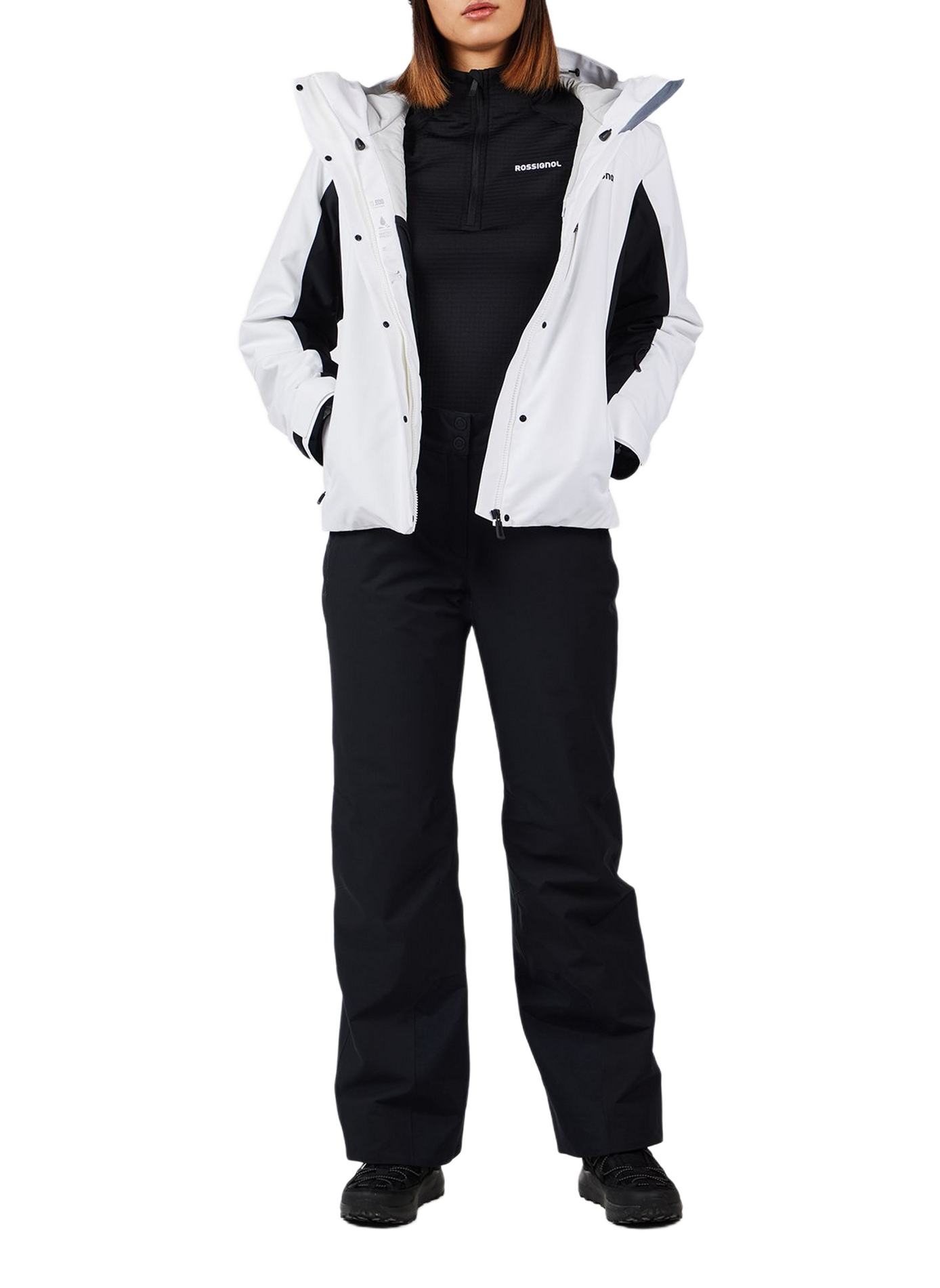 Pantalon de ski W Insula droit | Noir ROSSIGNOL Femme