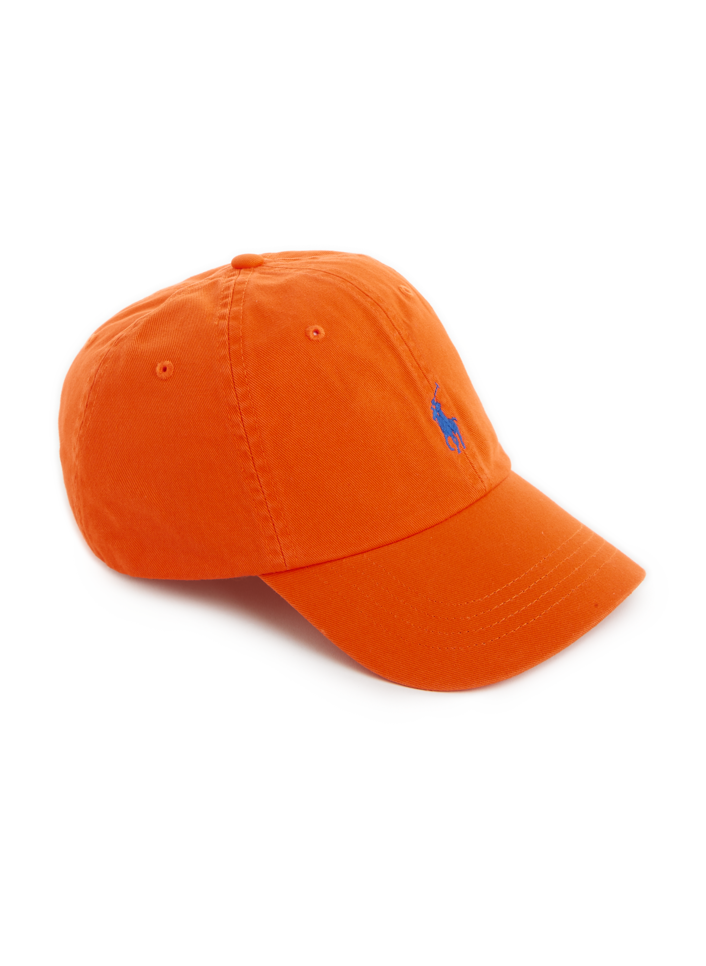 Cotton logo baseball cap POLO RALPH LAUREN Orange