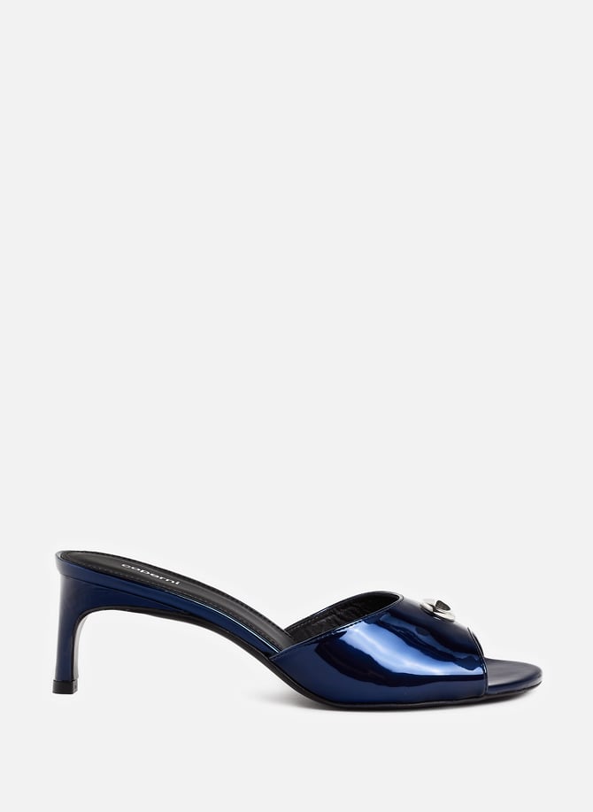 Blue Mules for Women Printemps