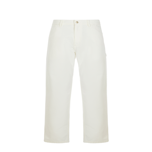 Carhartt Straight Trousers In White