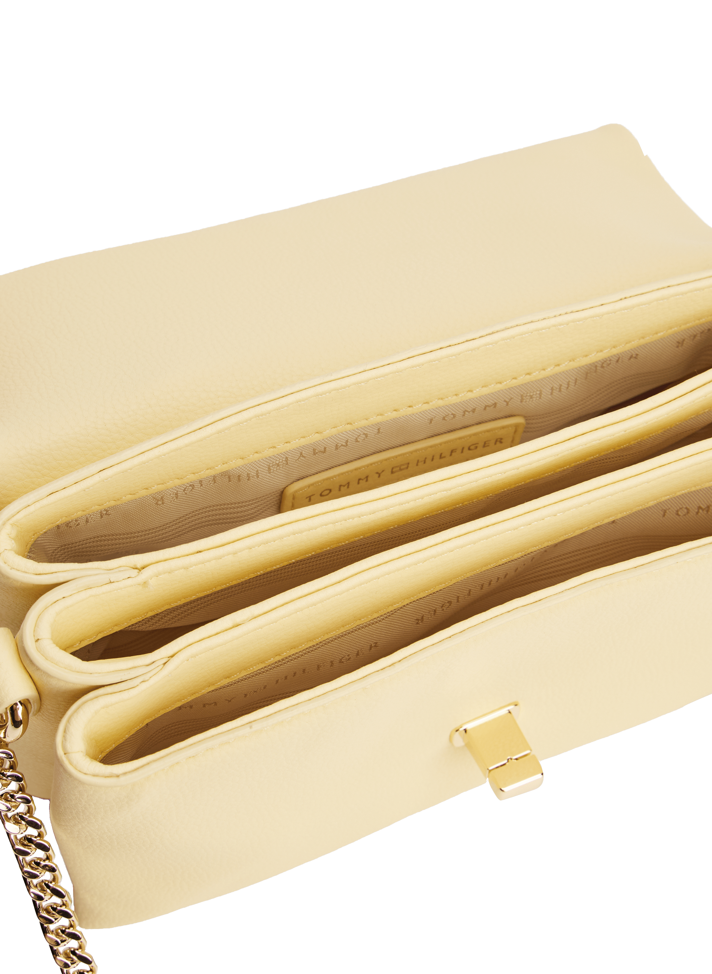 Sac à bandoulière à rabat TOMMY HILFIGER Beige