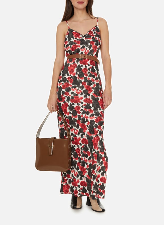Robe longue satiné Tiany Multicolore by SAISON 1865 SAISON 1865 Robe longue satiné Tiany Multicolore