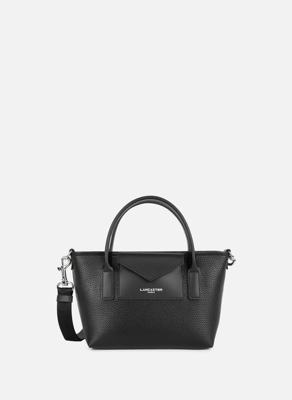Sac cabas main - maya double kba Noir by LANCASTER LANCASTER Sac cabas main - maya double kba Noir