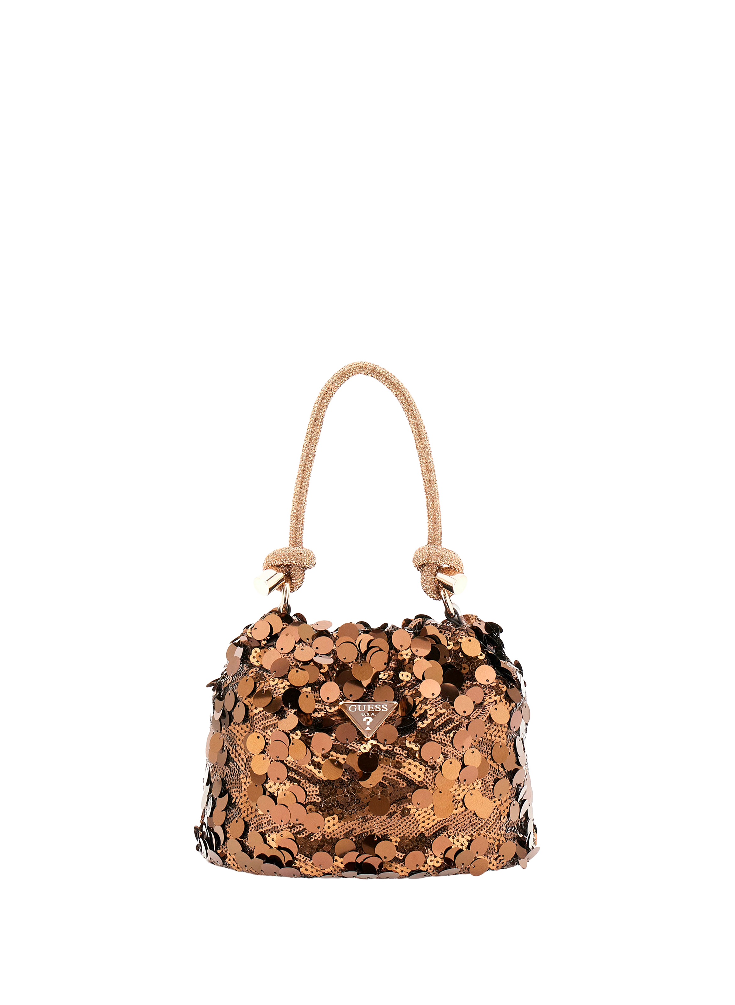 GUESS Sac à main Holiday Shine Doré