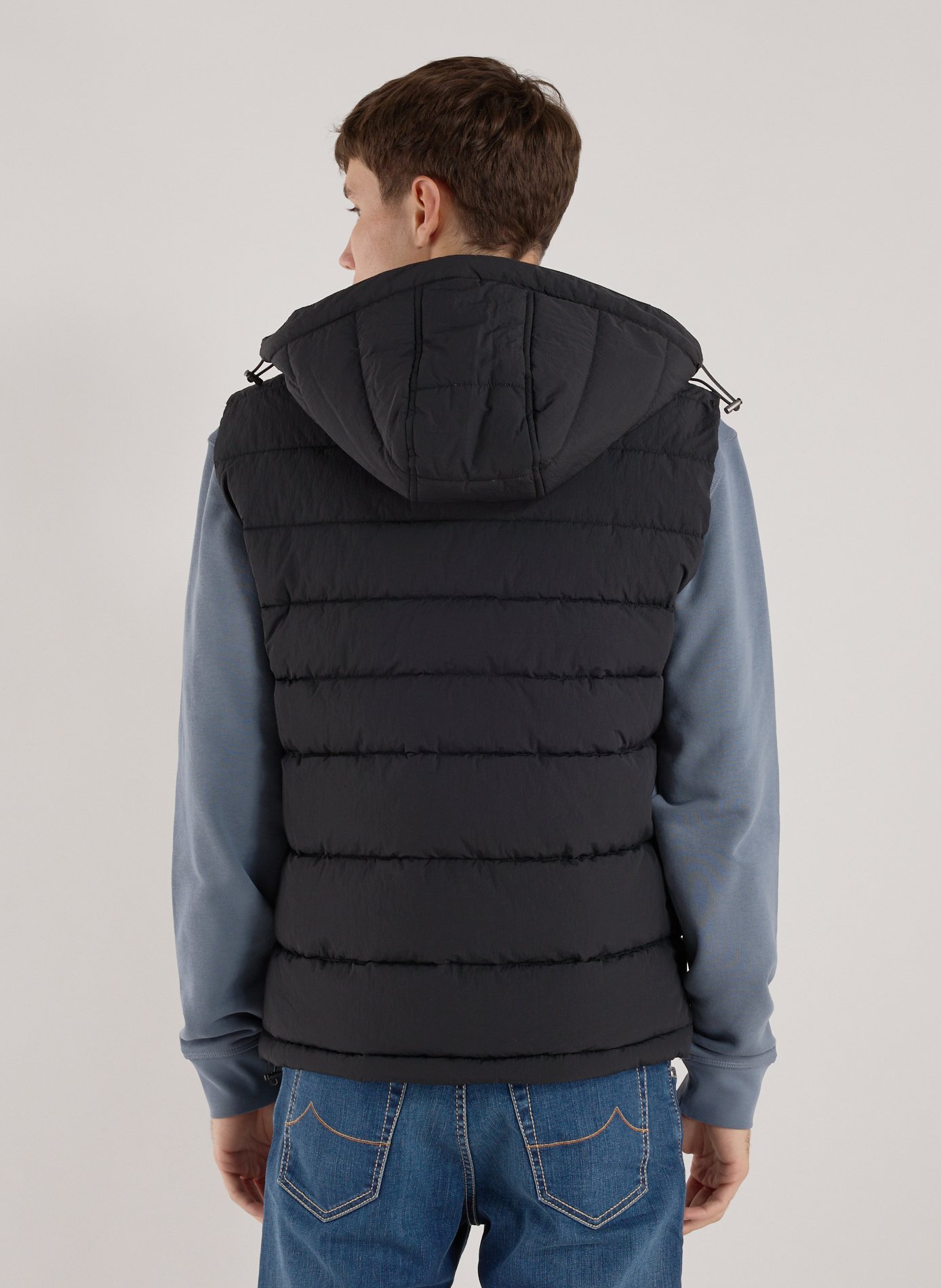 Padded gilet GUESS Black