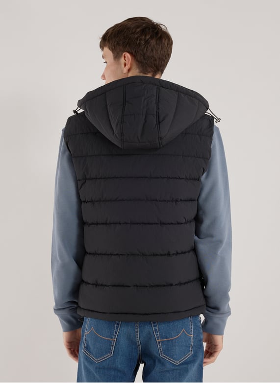 Doudoune matelassée sans manches | Noir by GUESS Doudoune matelassée sans manches Noir