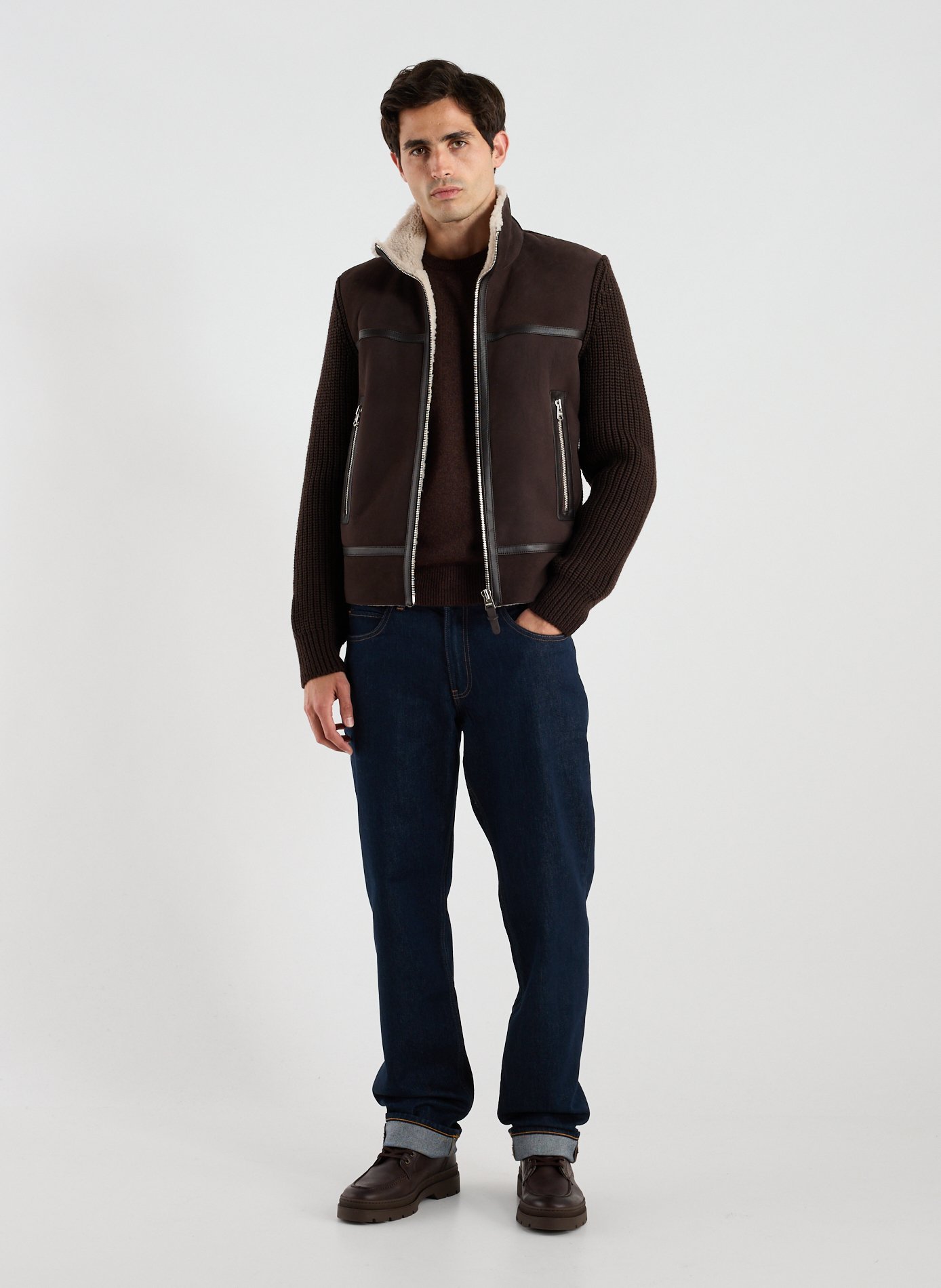 Hands Off umbrella MACKAGE Brown