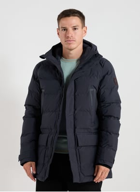 Straight Quinlan quilted hooded puffer jacket SAVE THE DUCK Straight Quinlan quilted hooded puffer jacket SAVE THE DUCK