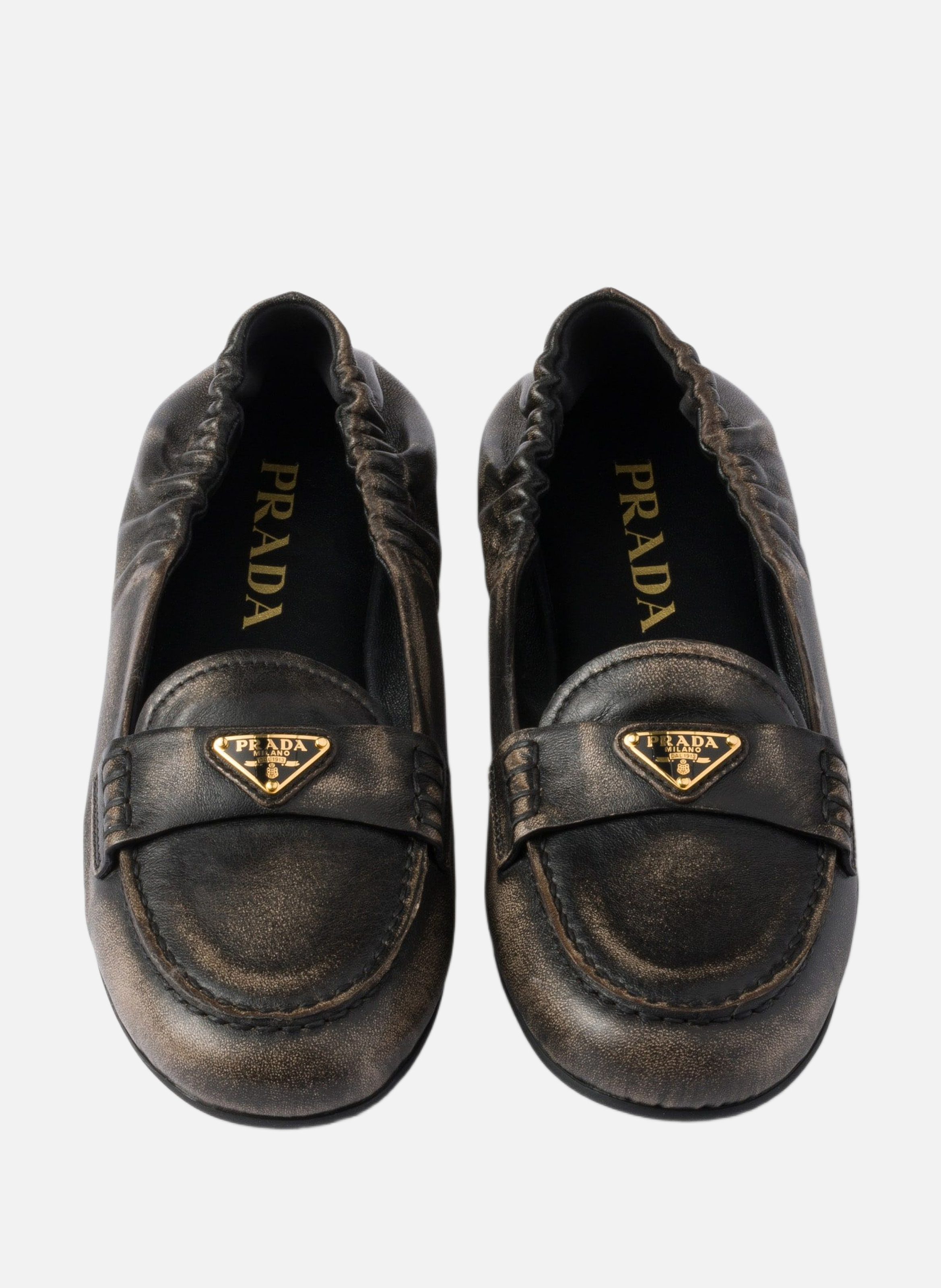 Mocassins en cuir nappa Noir