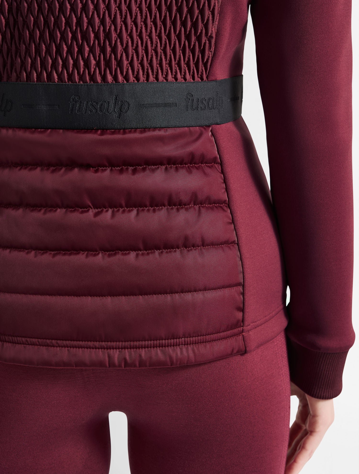 Veste meryl col montant coupe ajustée FUSALP Rouge