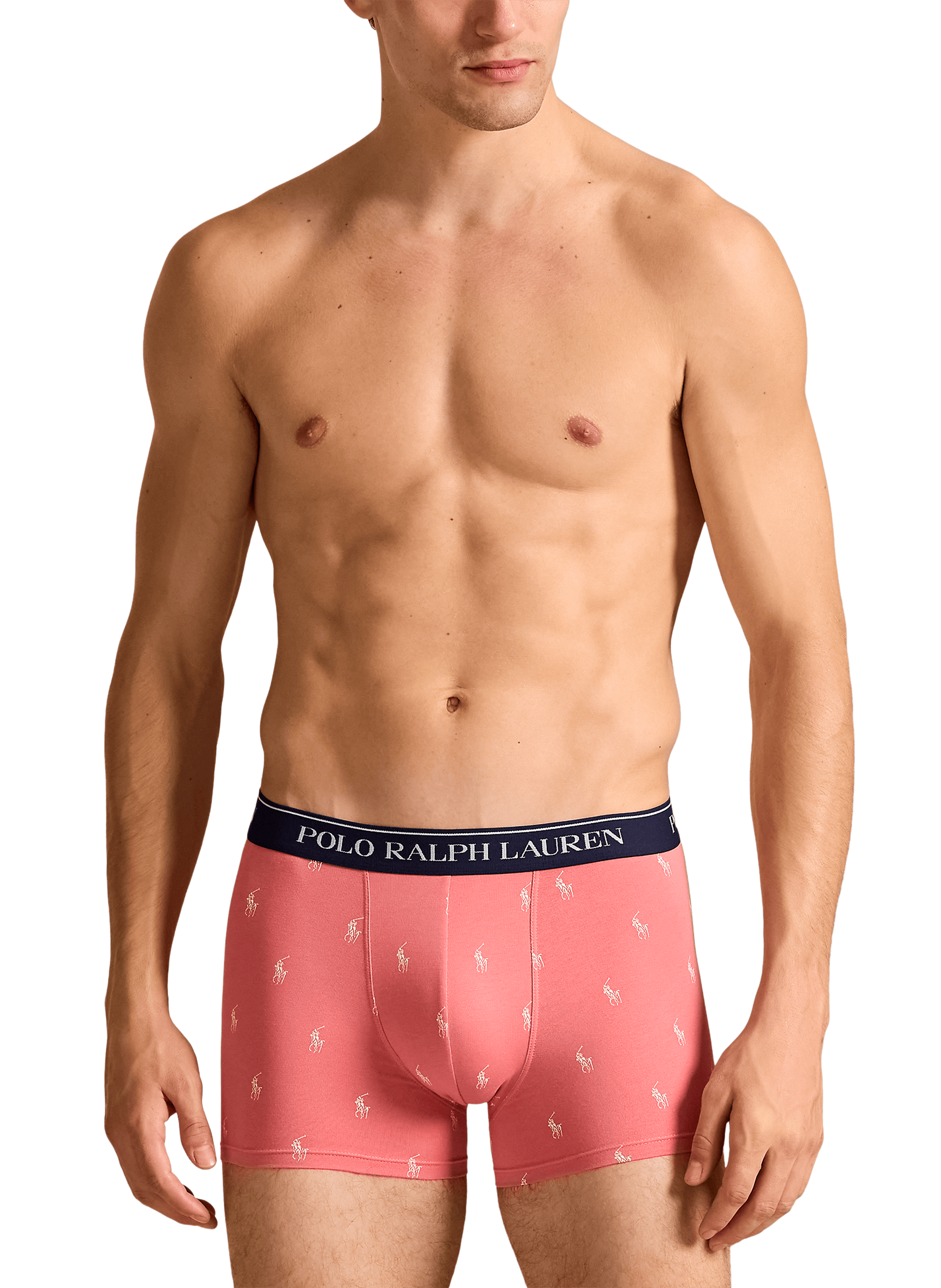  Pack of three cotton boxers POLO RALPH LAUREN Multicolour