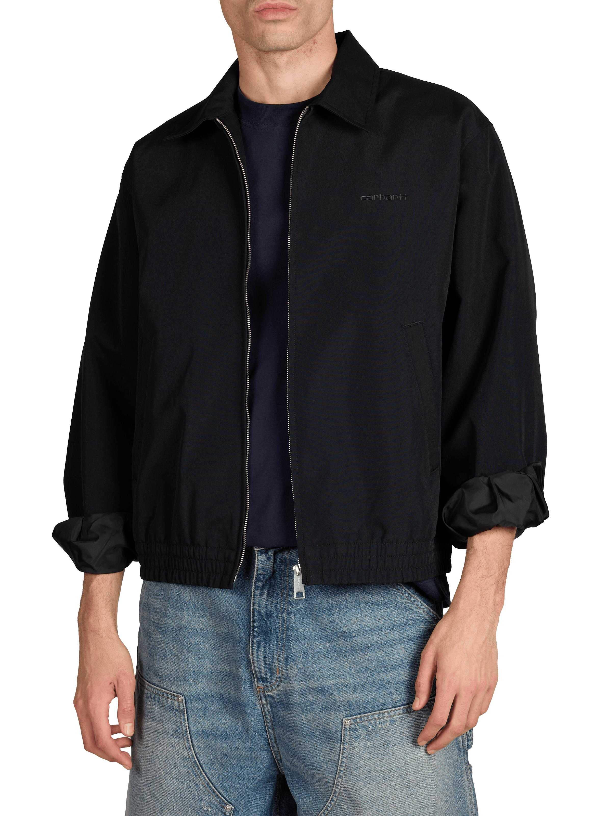 Light round neck jacket CARHARTT WIP Black