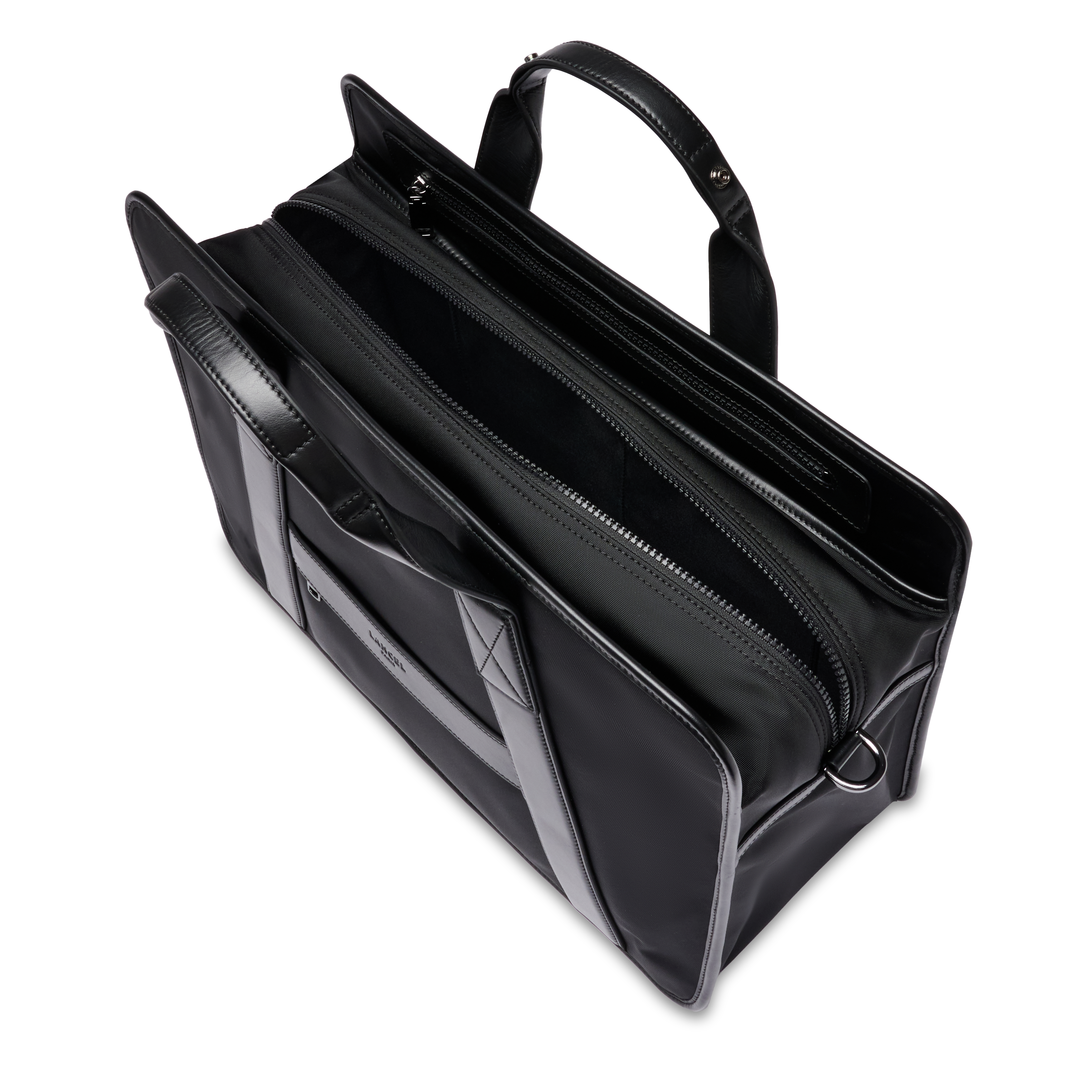 Sac weekend zippé 45 mistral de lancel en nylon LANCEL Noir