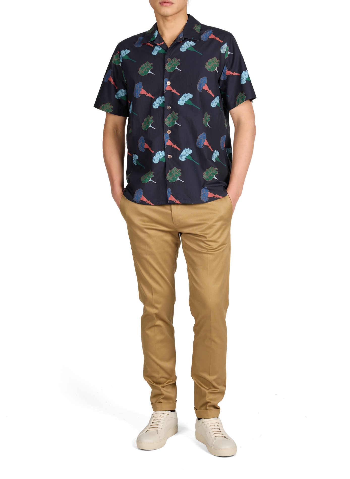 Cotton patterned shirt PAUL SMITH Blue