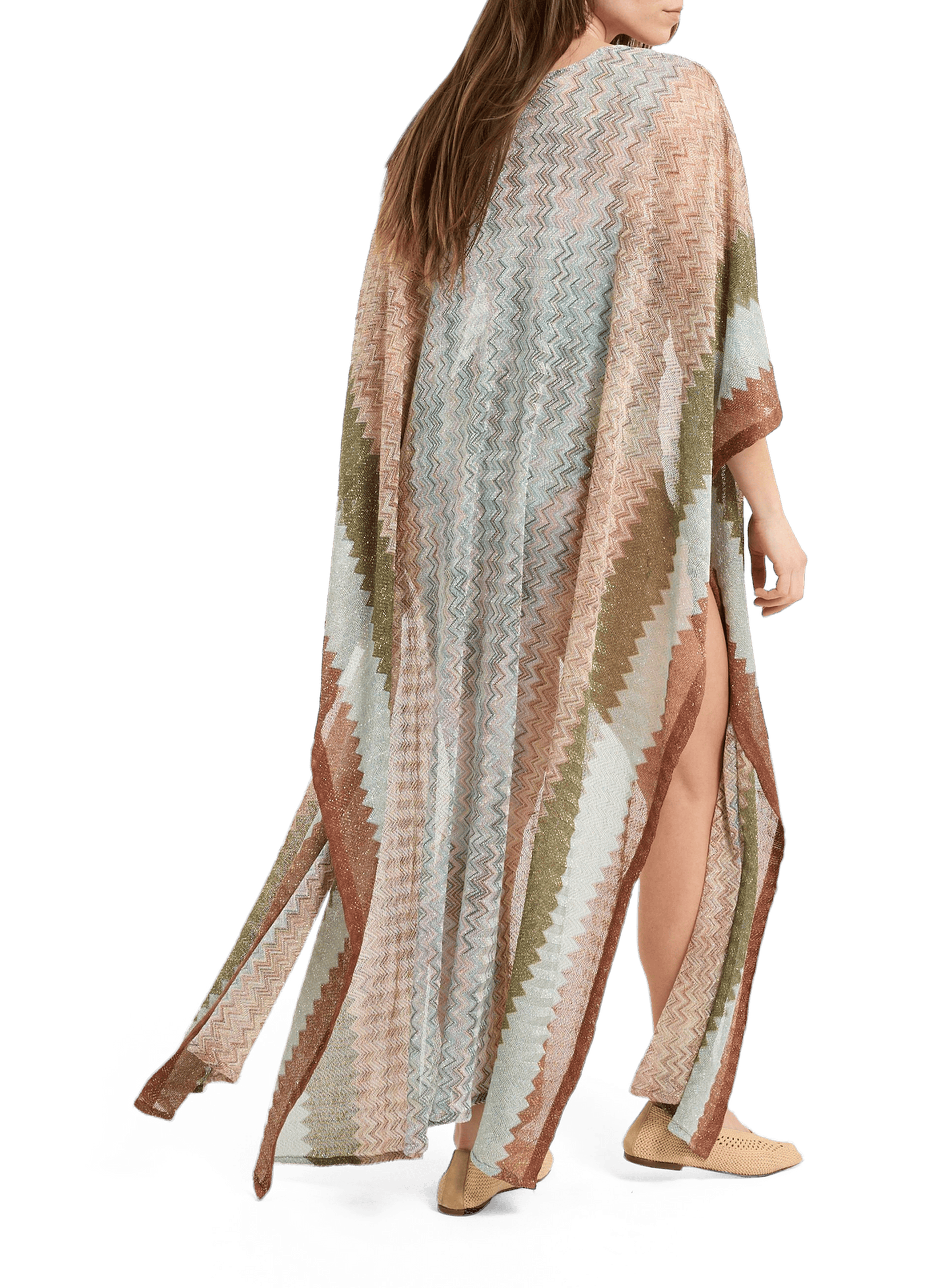 Long kimono with pattern SAISON 1865 Multicolour