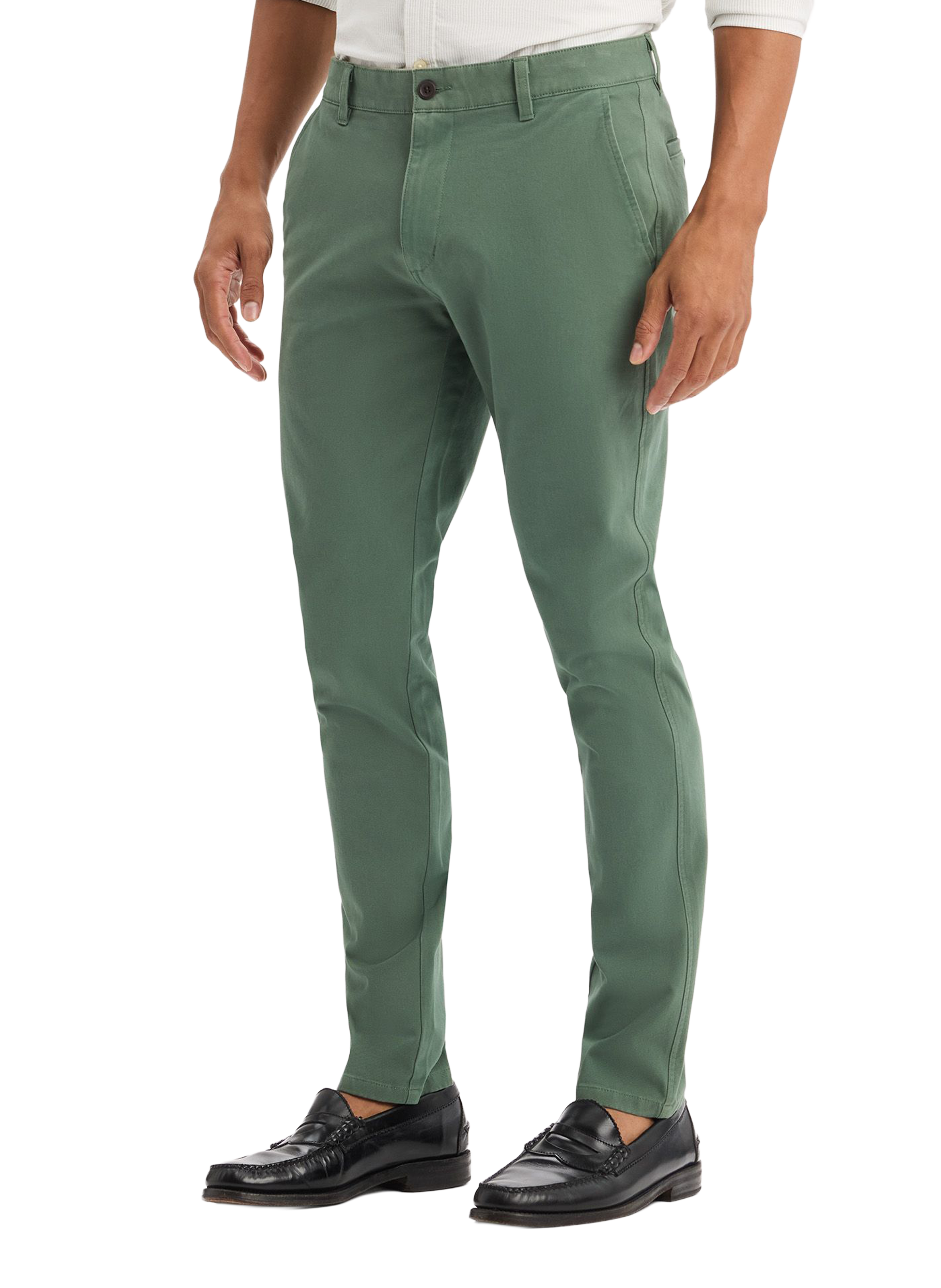 Pantalon chino en coton mélangé DOCKERS Vert