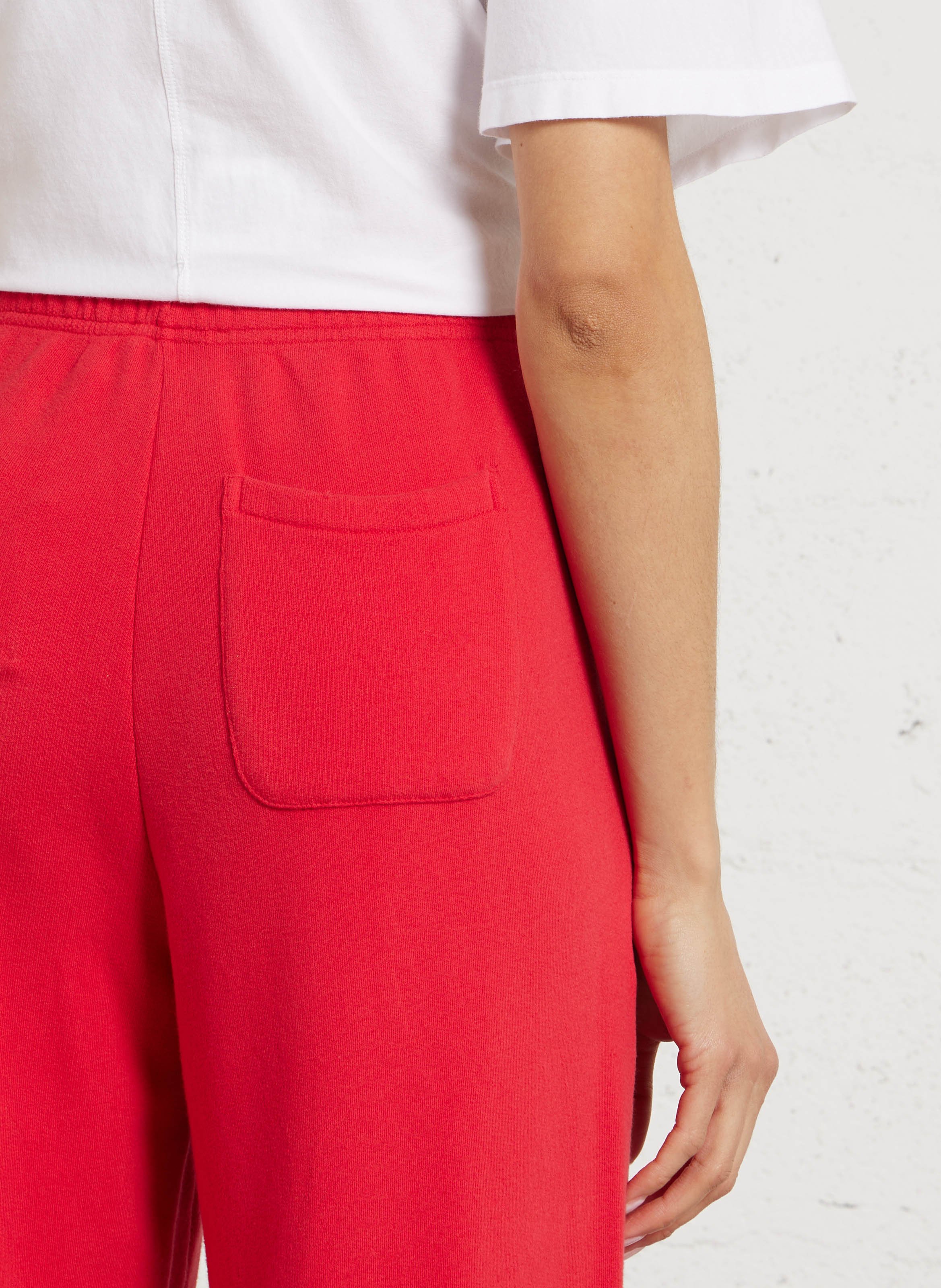 Jogging ample en coton mélangé atubay AMERICAN VINTAGE Rouge