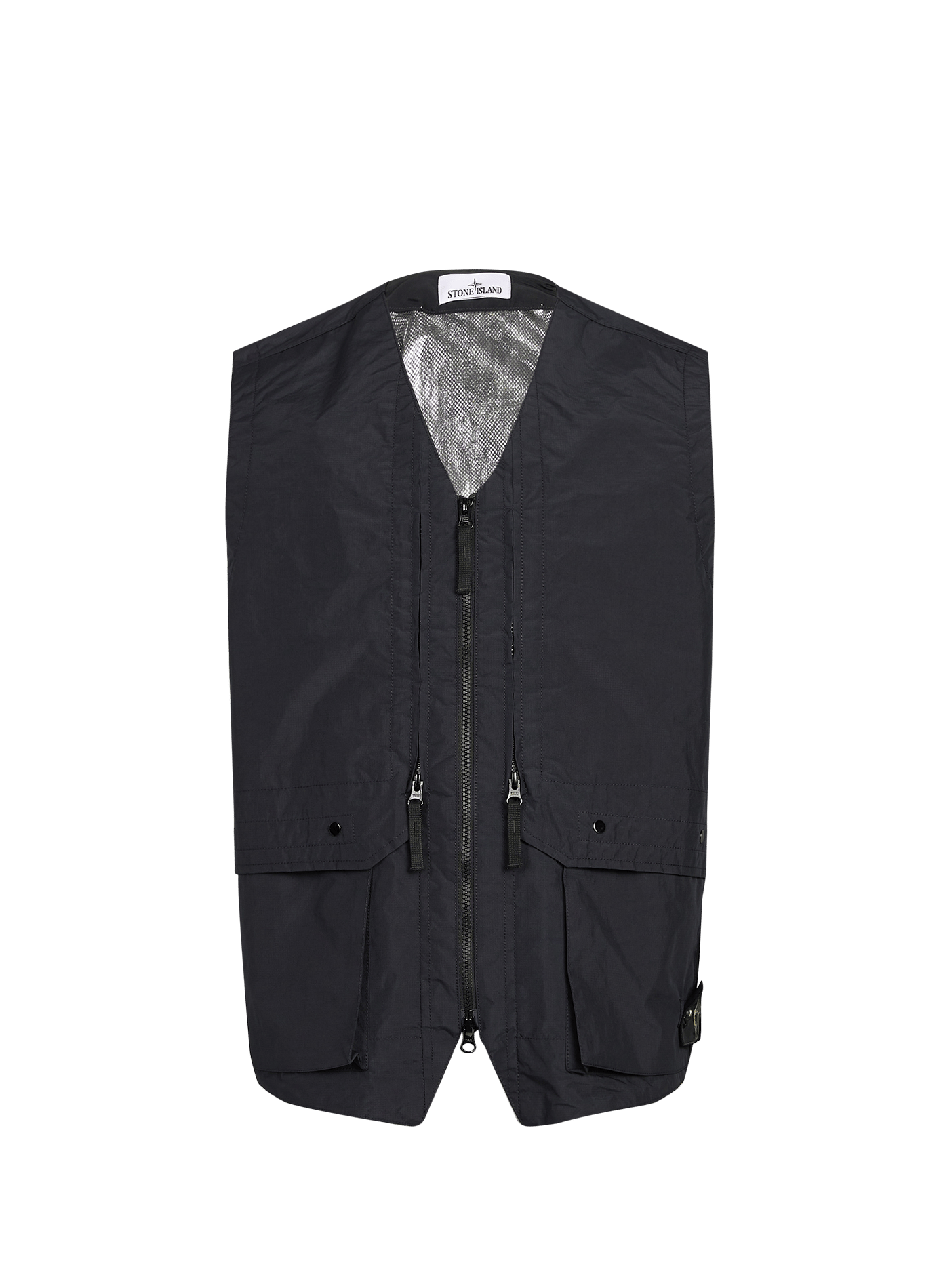 Waterdicht mouwloos vest STONE ISLAND Blauw