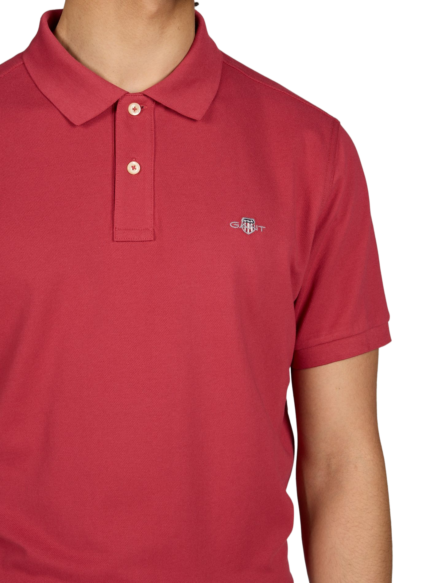  Cotton polo shirt  GANT Red