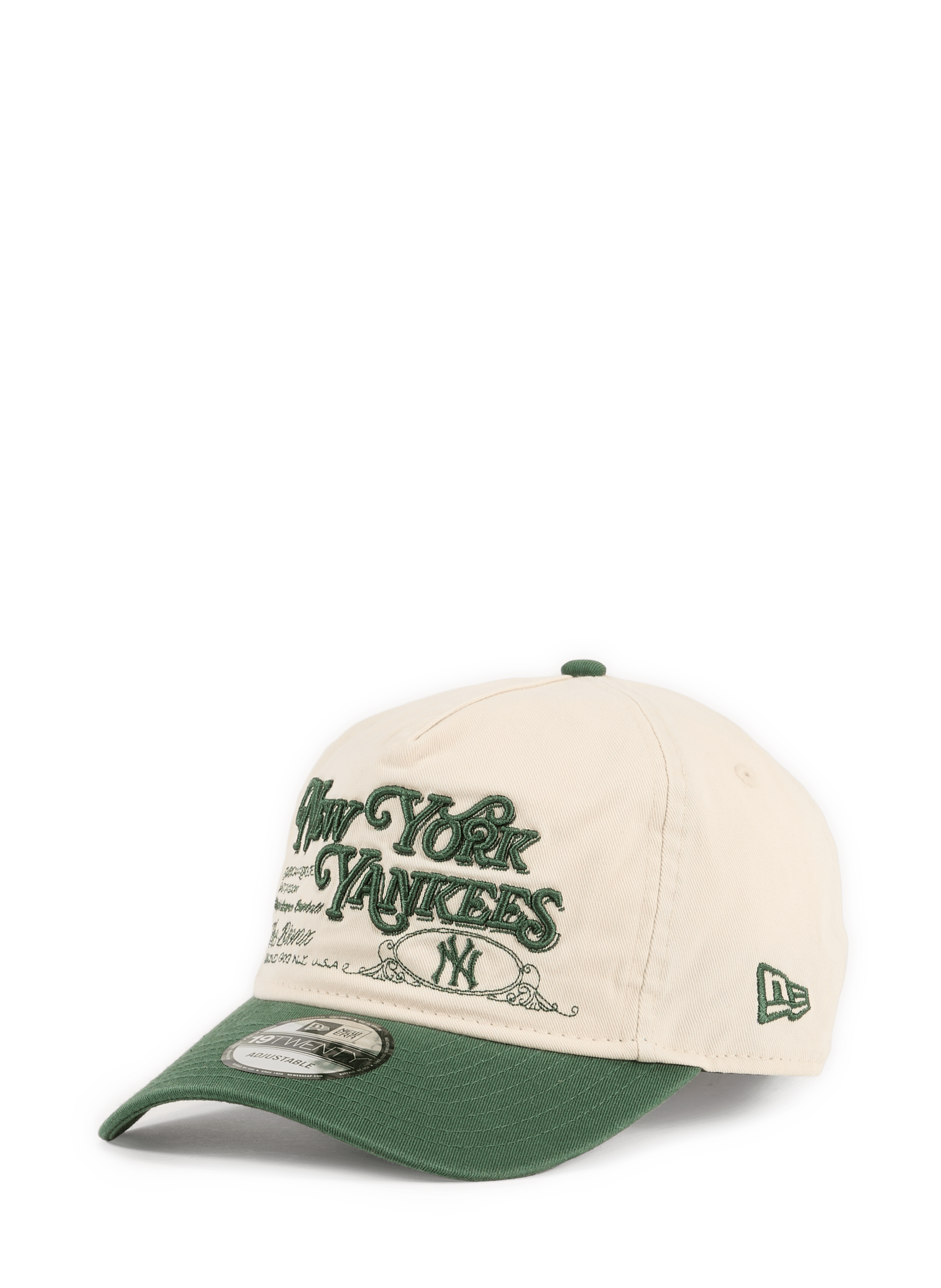 Casquette brodée 19TWENTY New York Yankees coton NEW ERA Beige