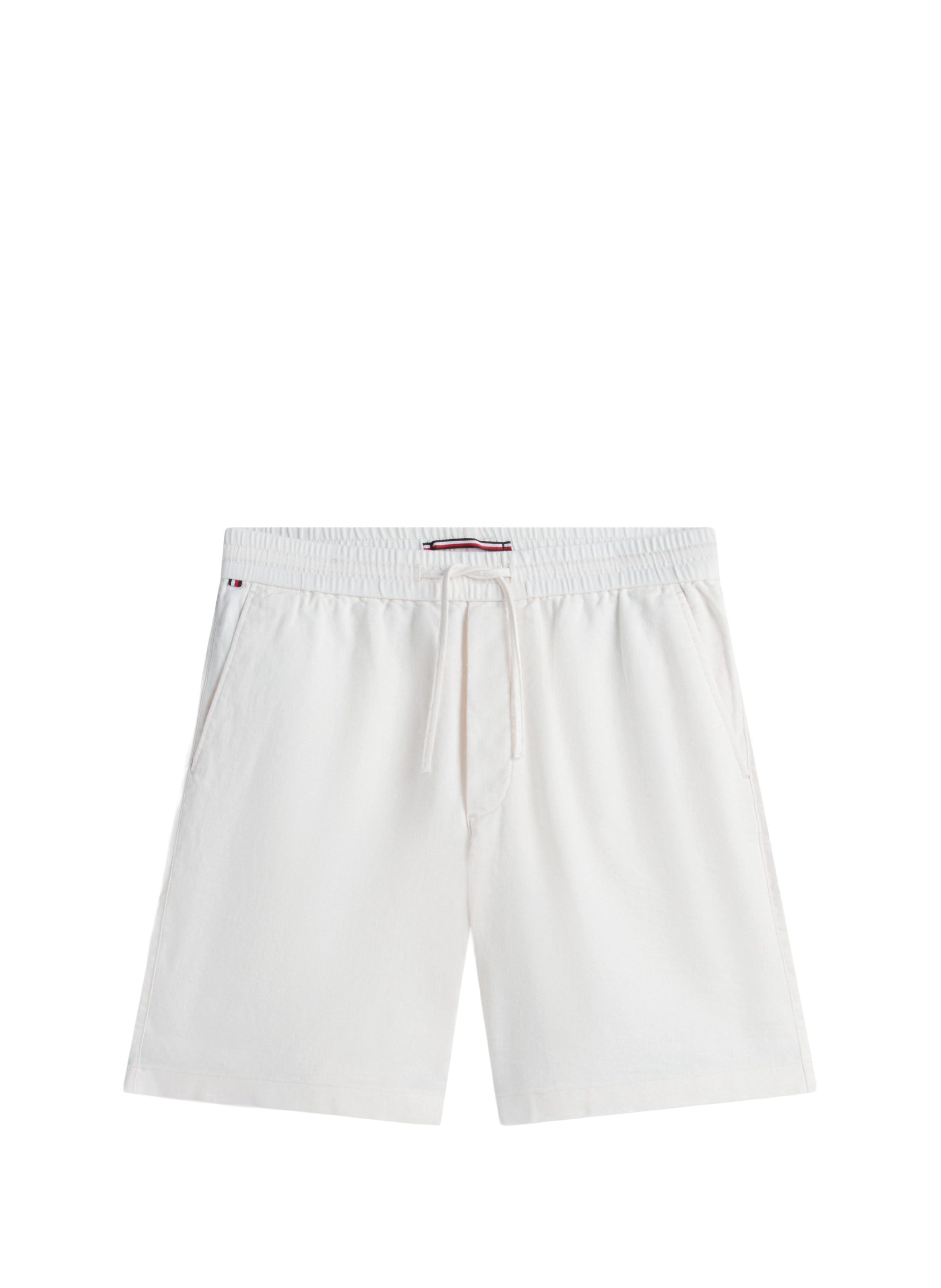Short chino Dover en lin mélangé TOMMY HILFIGER Beige
