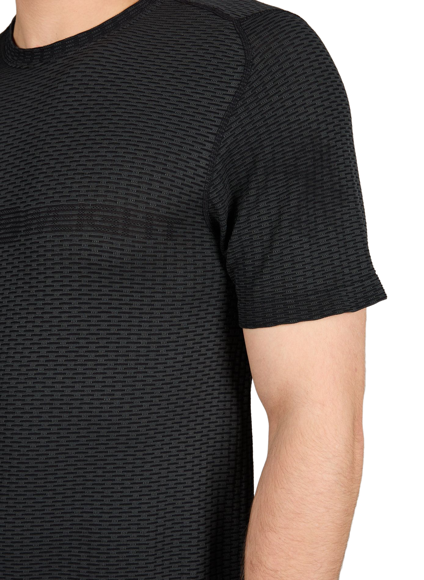 Fitted round neck T-shirt ROA Black