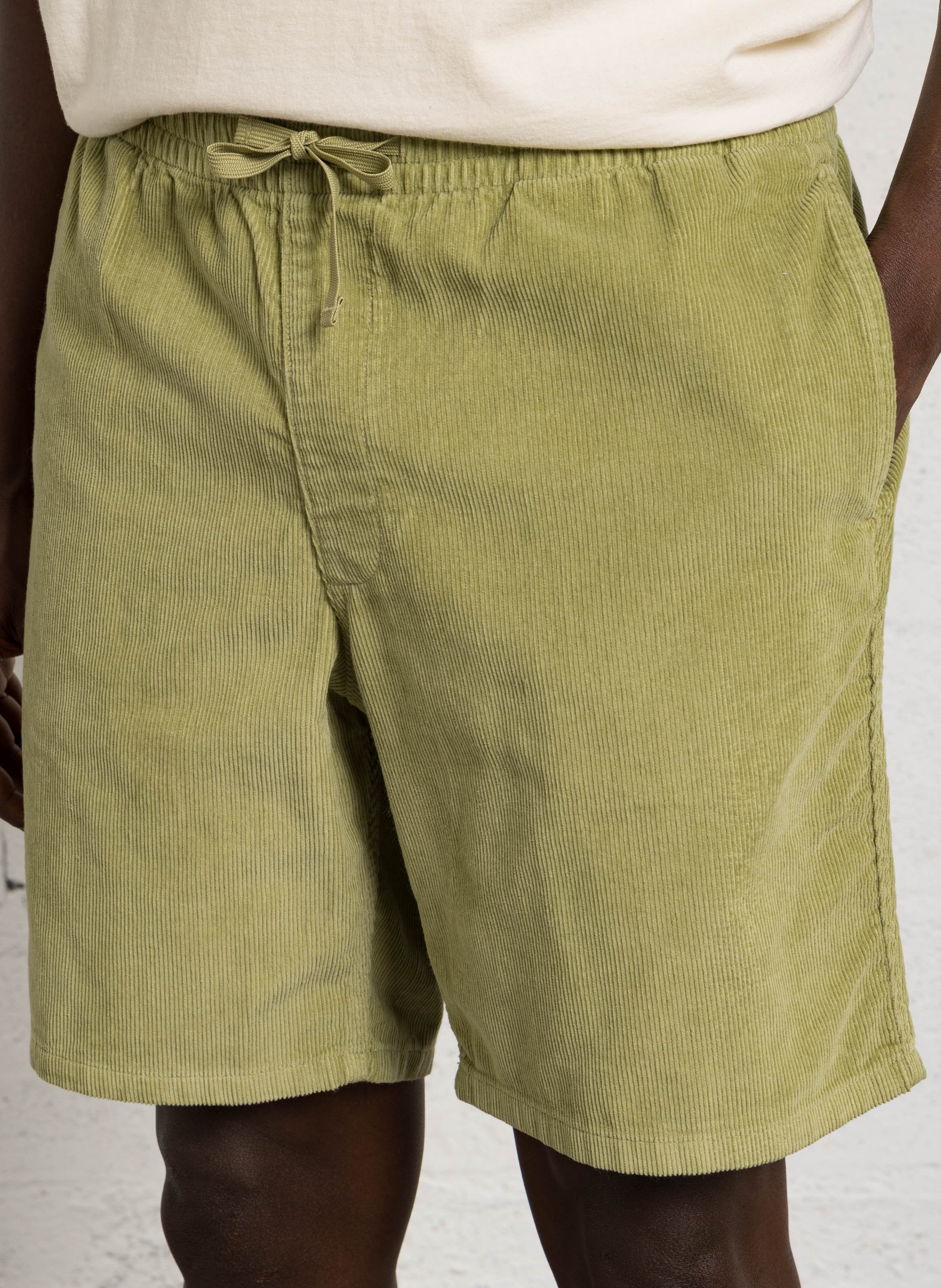 Short droit en coton bio PATAGONIA Beige