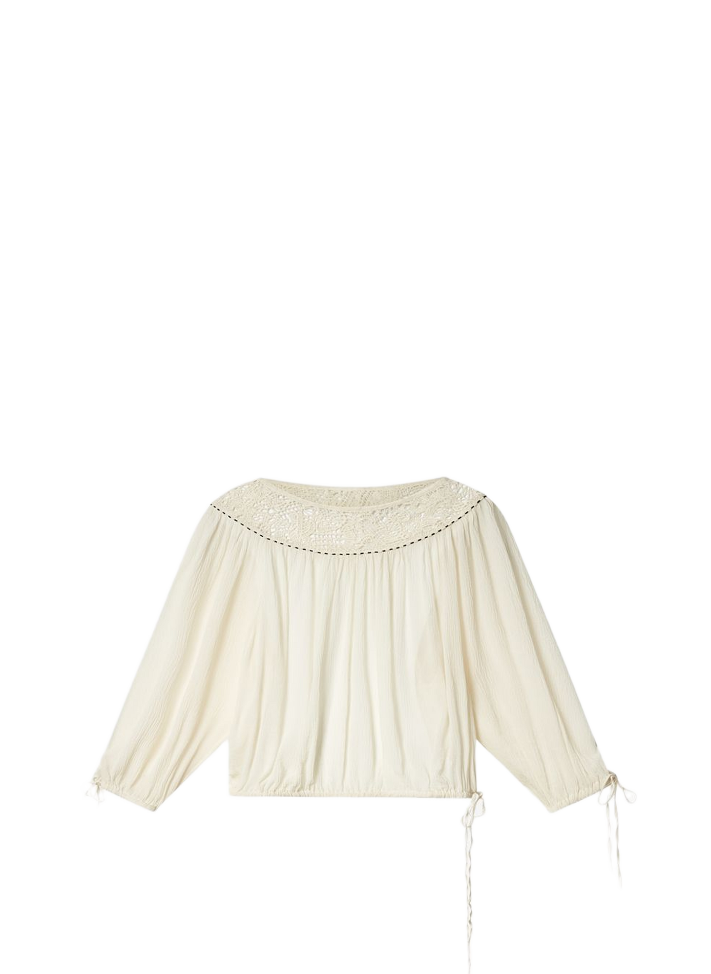 Oversized Nelida silk gauze blouse ISABEL MARANT White