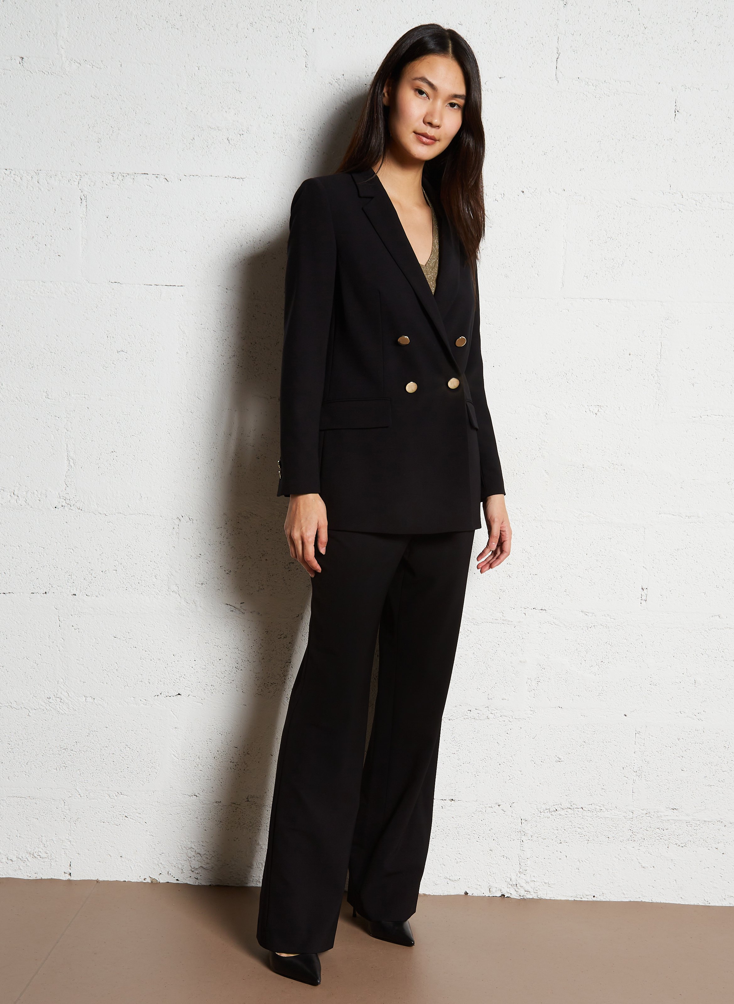 Veste tailleur droite MAISON 123 Noir