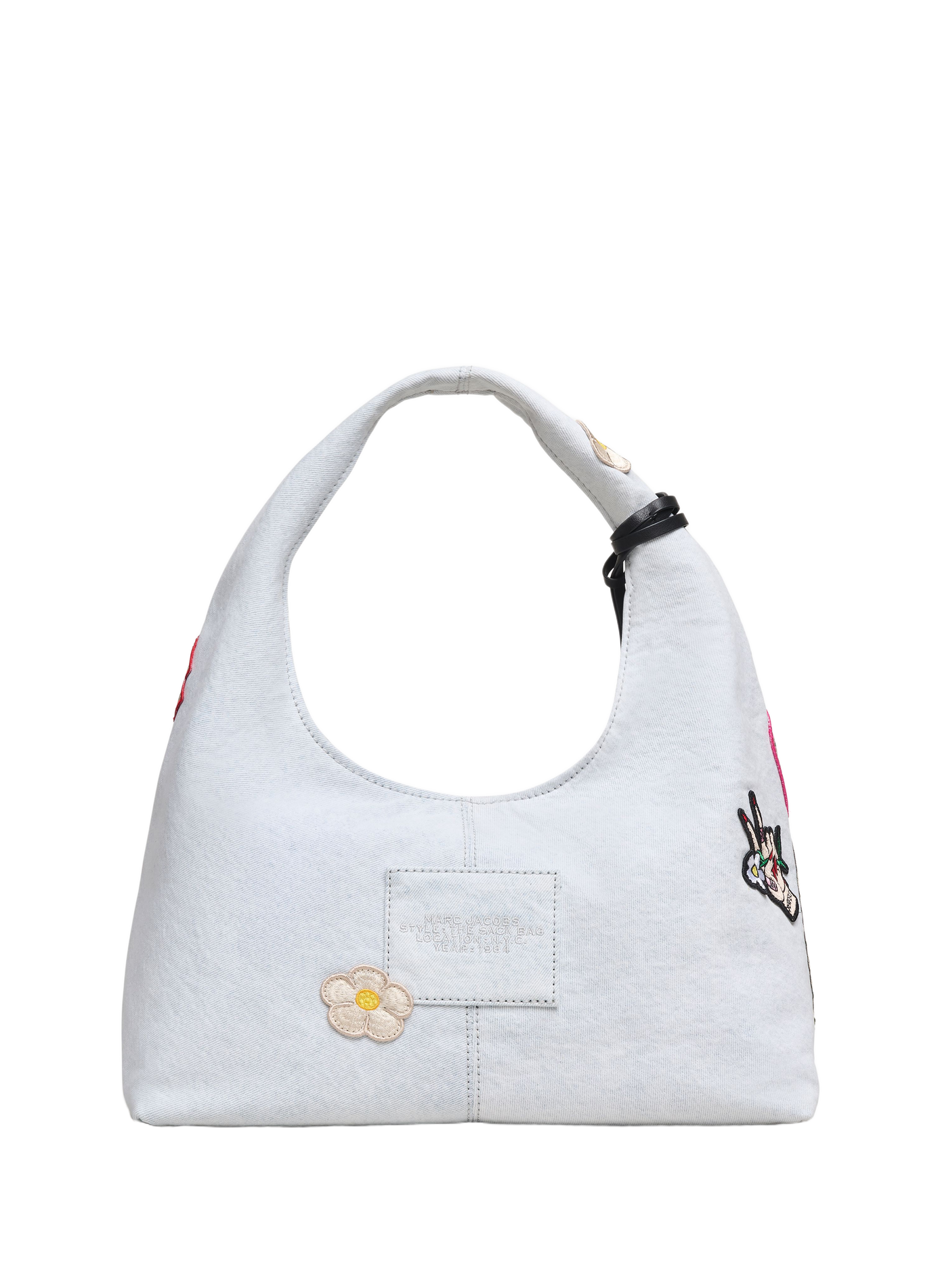 The Camp Patchwork Denim Bag MARC JACOBS Blue