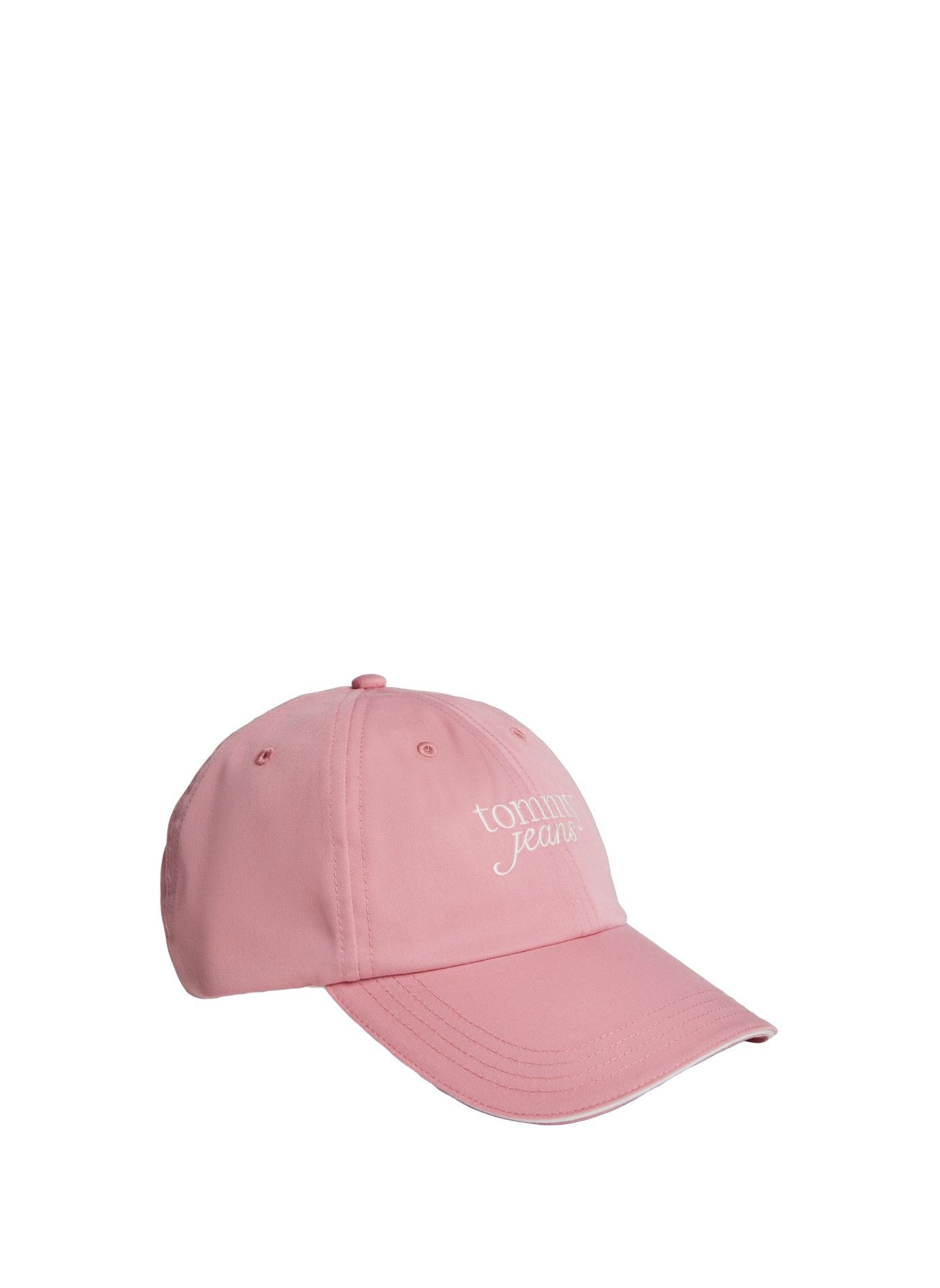 Baseballkappe mit gesticktem Logo aus Baumwolle TOMMY HILFIGER Rosa