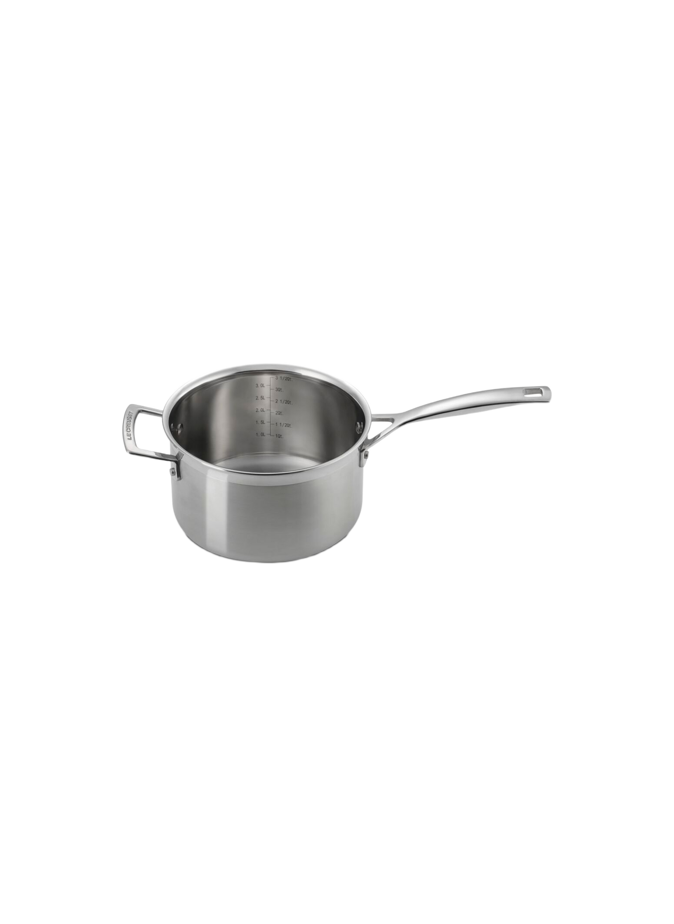 Kochtopf mit Edelstahldeckel LE CREUSET Silber