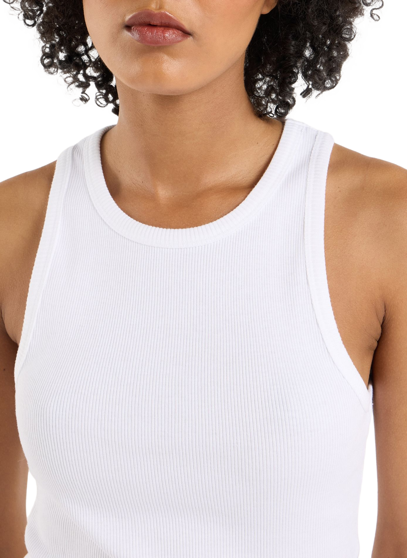 Cotton tank top  SAISON 1865 White
