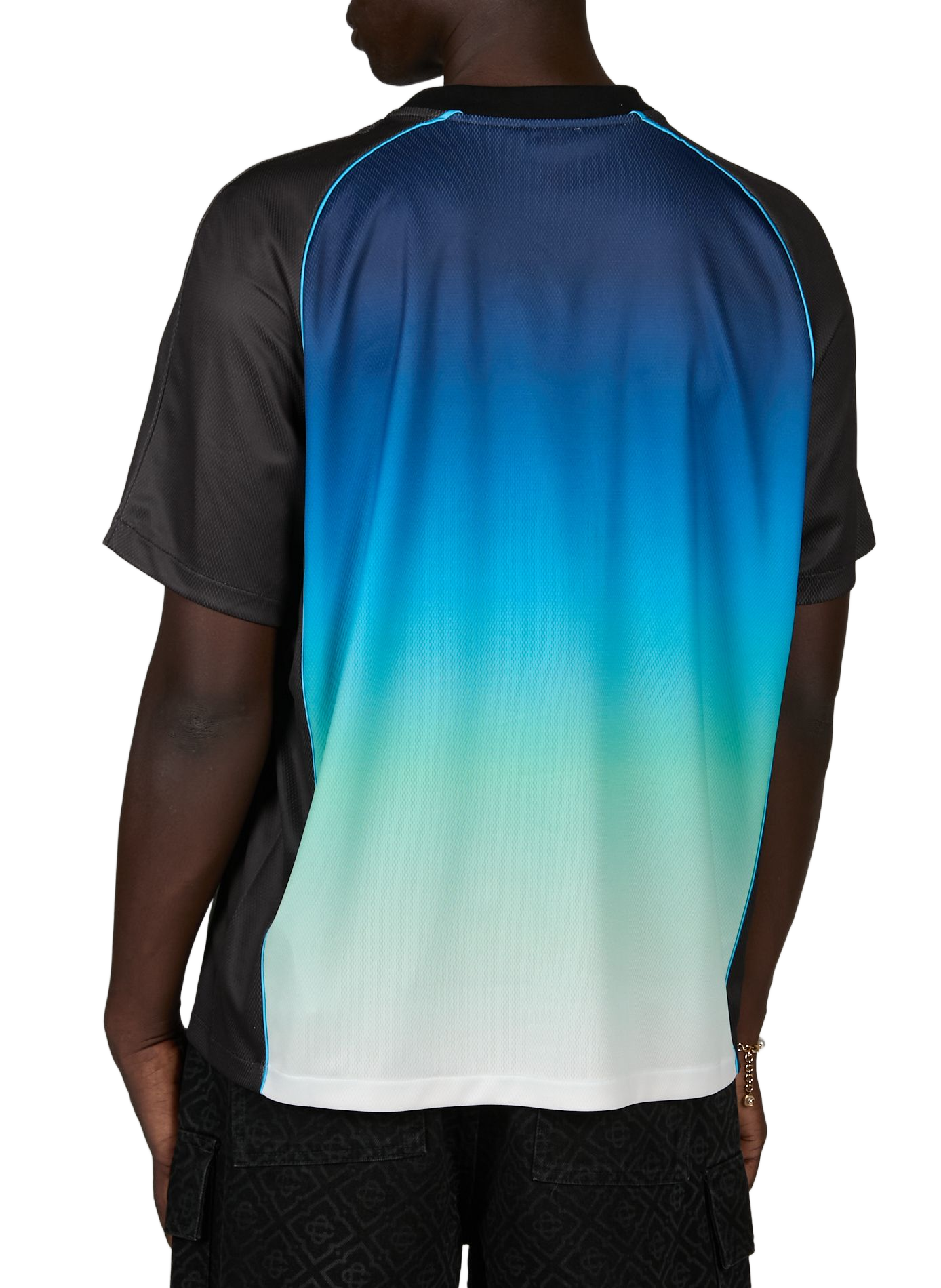 Flat collar football jersey CASABLANCA PARIS Multicolour