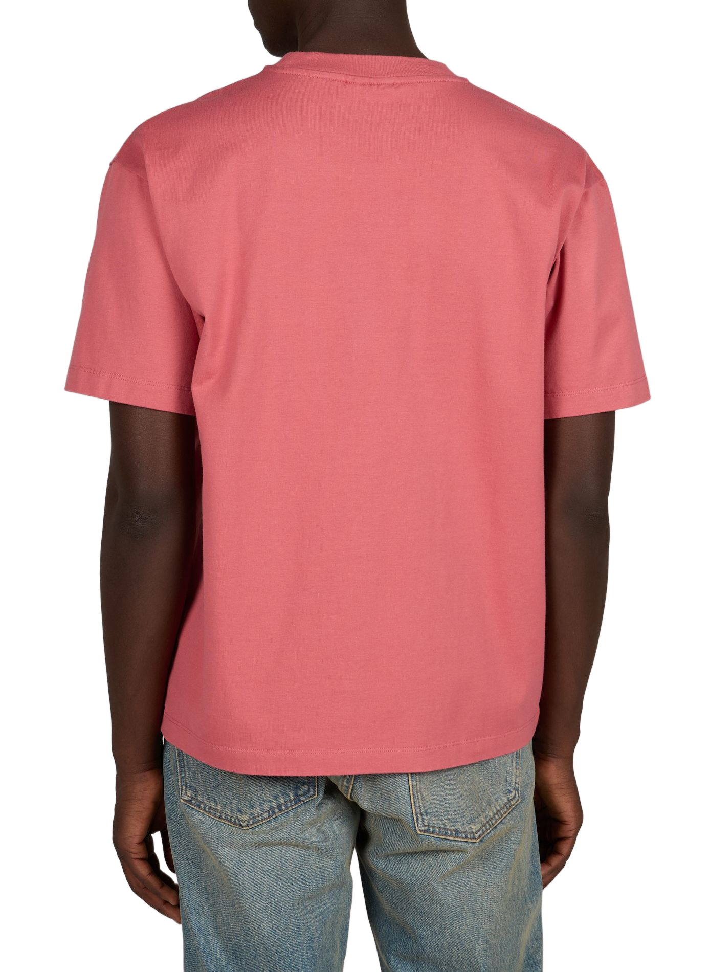 Printed straight t-shirt DROLE DE MONSIEUR Pink